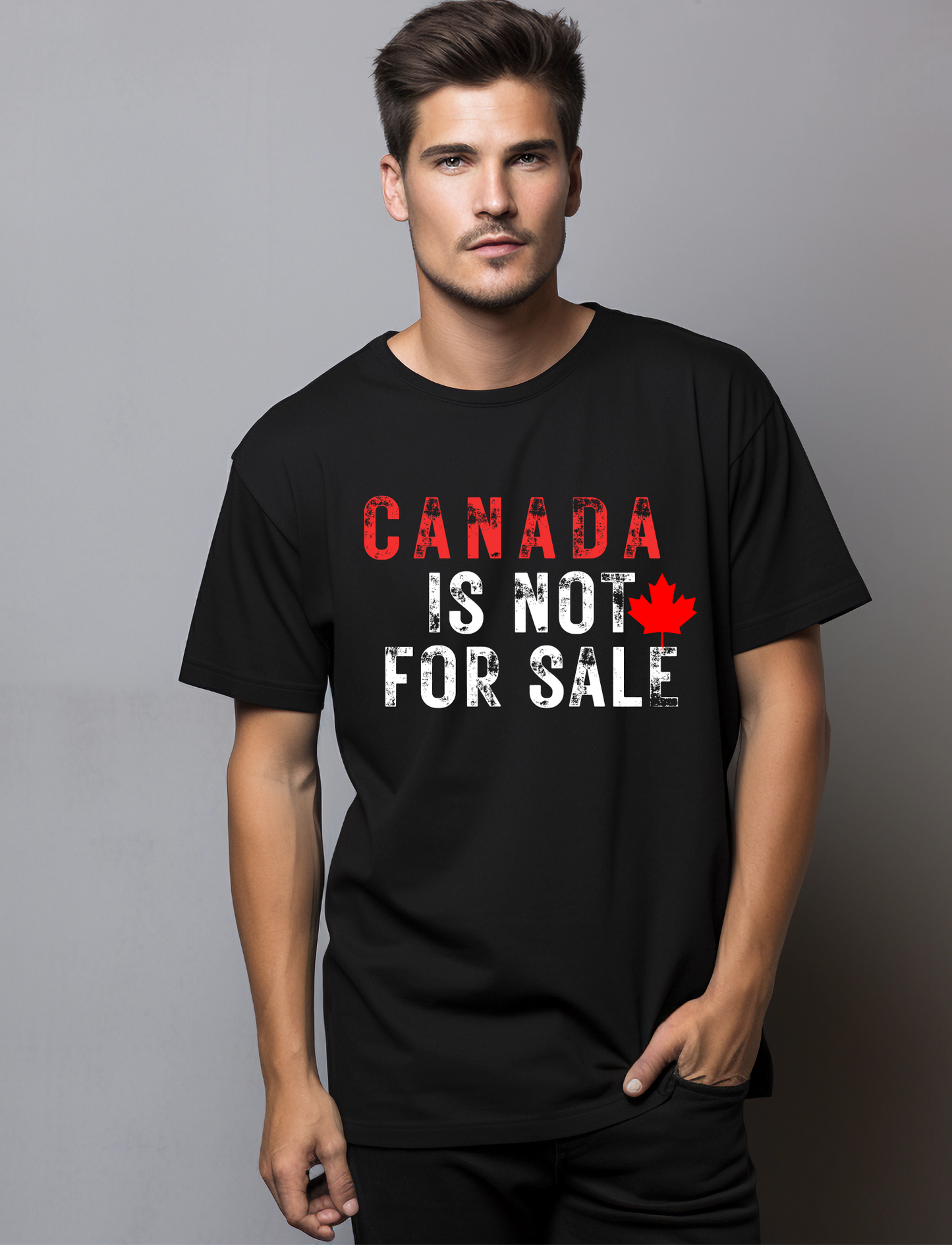 Canada Is Not For Sale Cotton T-Shirt