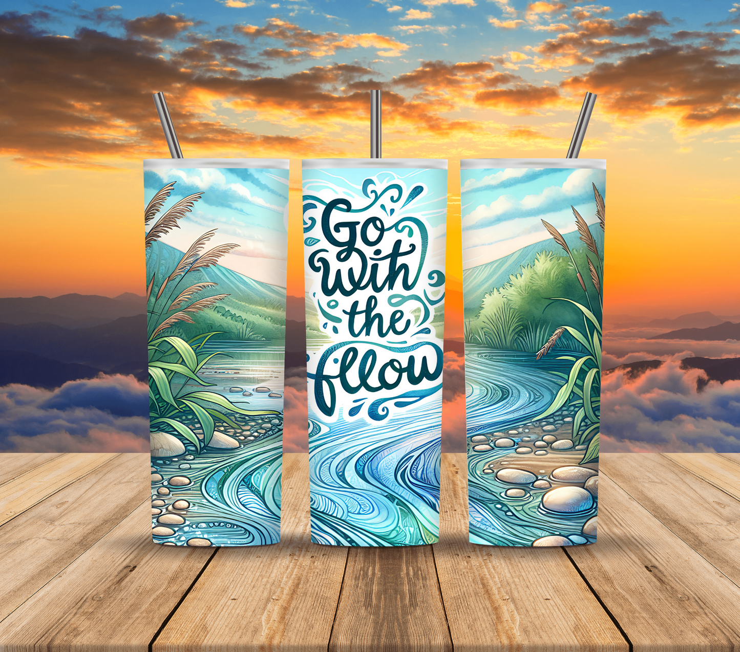 Go With The Flow Tumbler