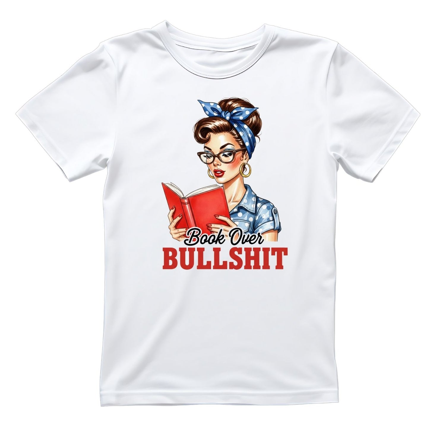 BOOKS OVER BULLSH*T T-SHIRT