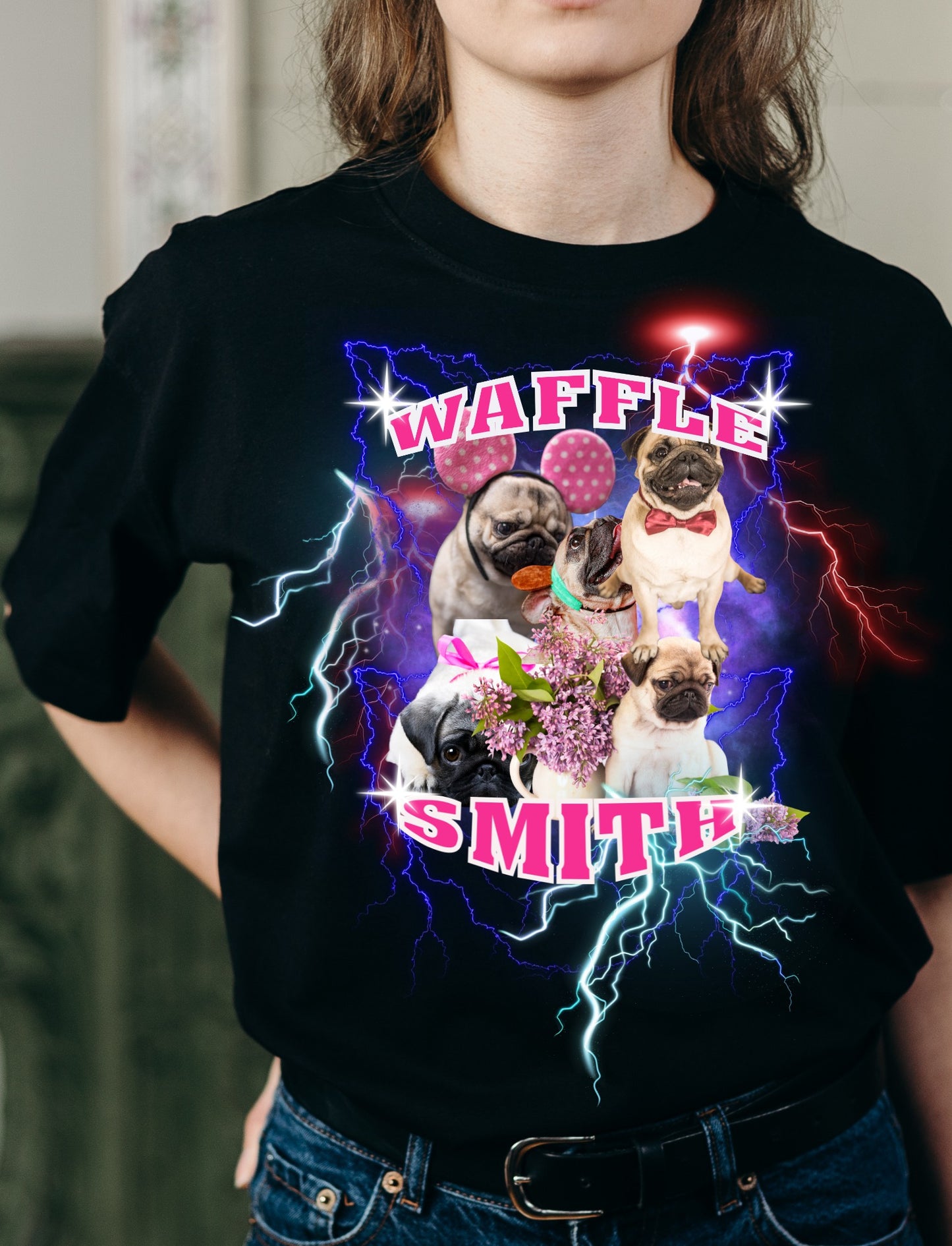 Customize T-Shirt Tee Dog Or Cat or Pet