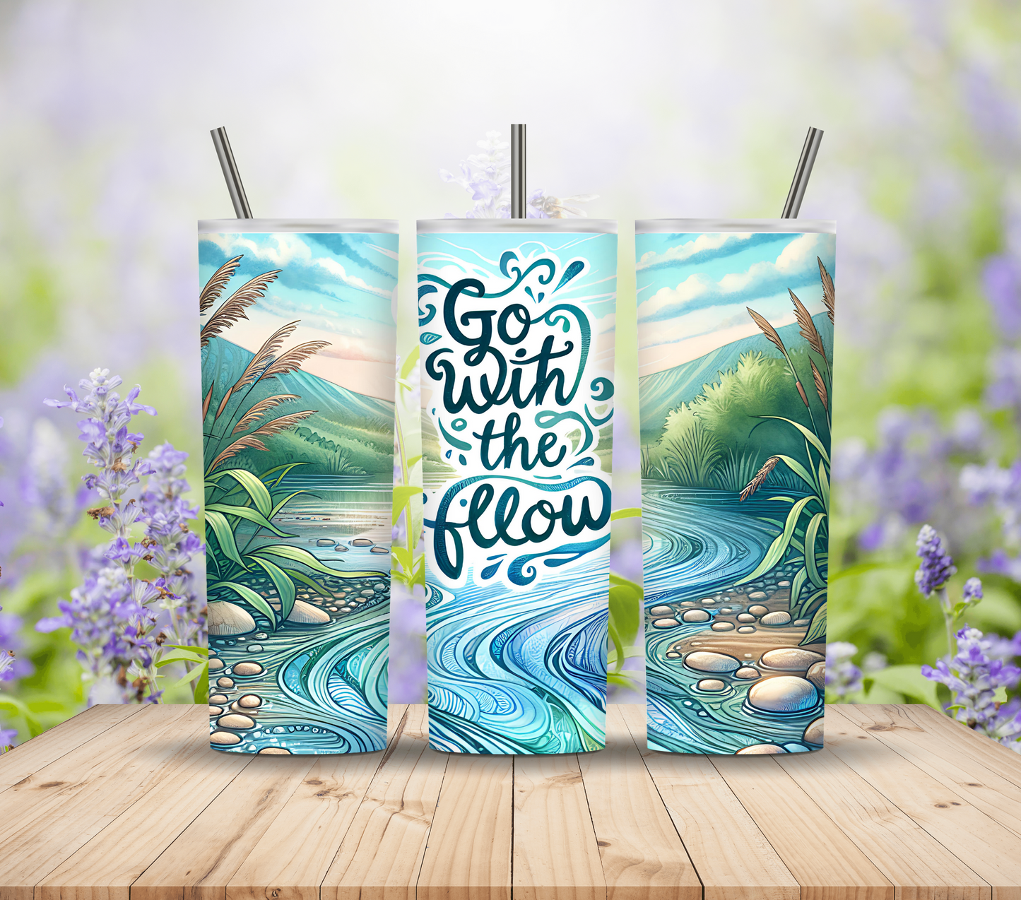 Go With The Flow Tumbler