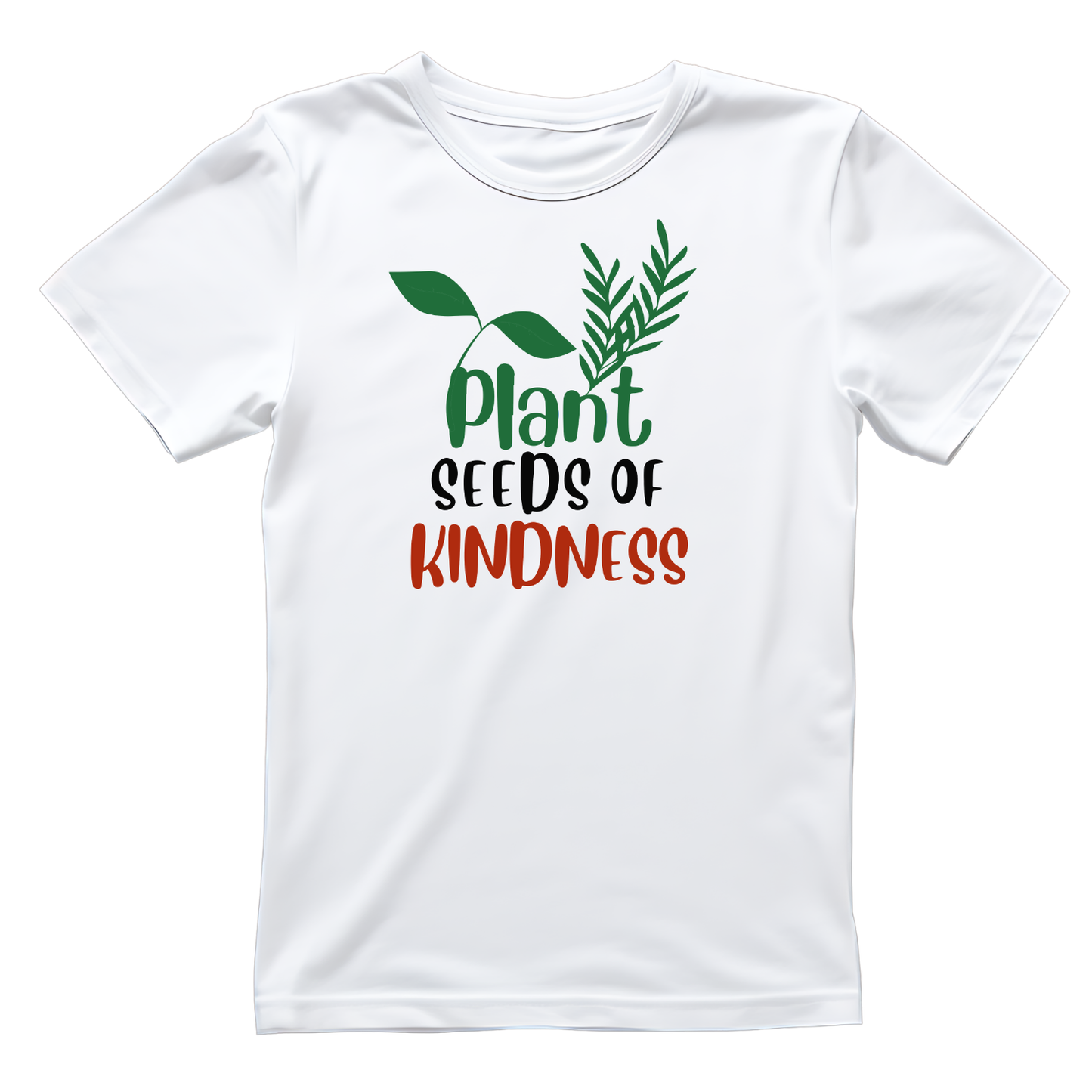 Plant Seeds Of Kindness T-Shirt | Gardening Graphic Tee | Succulent Printed Shirt | Nature Lover