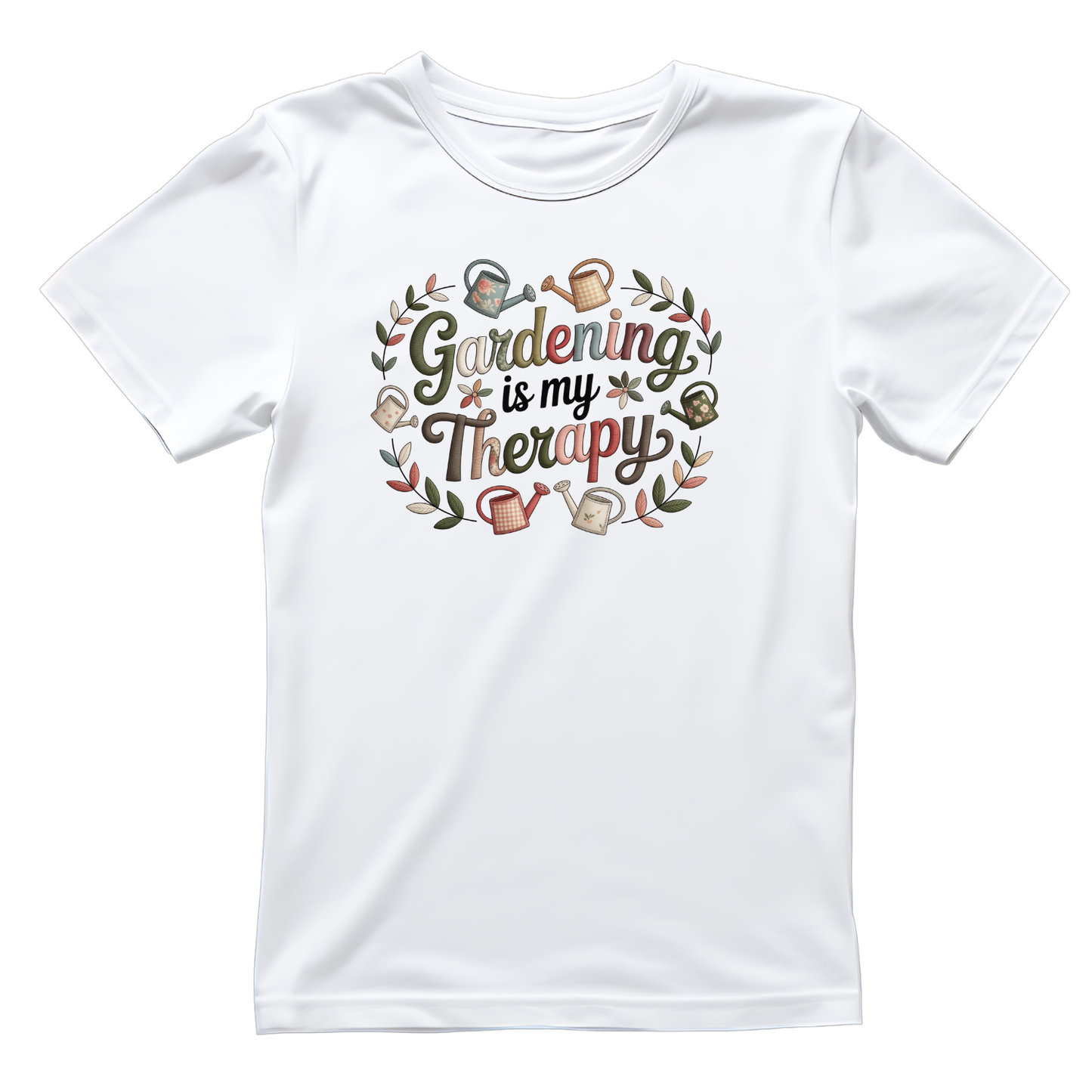 Gardening Is My Therapy T-Shirt | Graphic Tee | Gardening Printed Shirt | Plants Nature Lover |