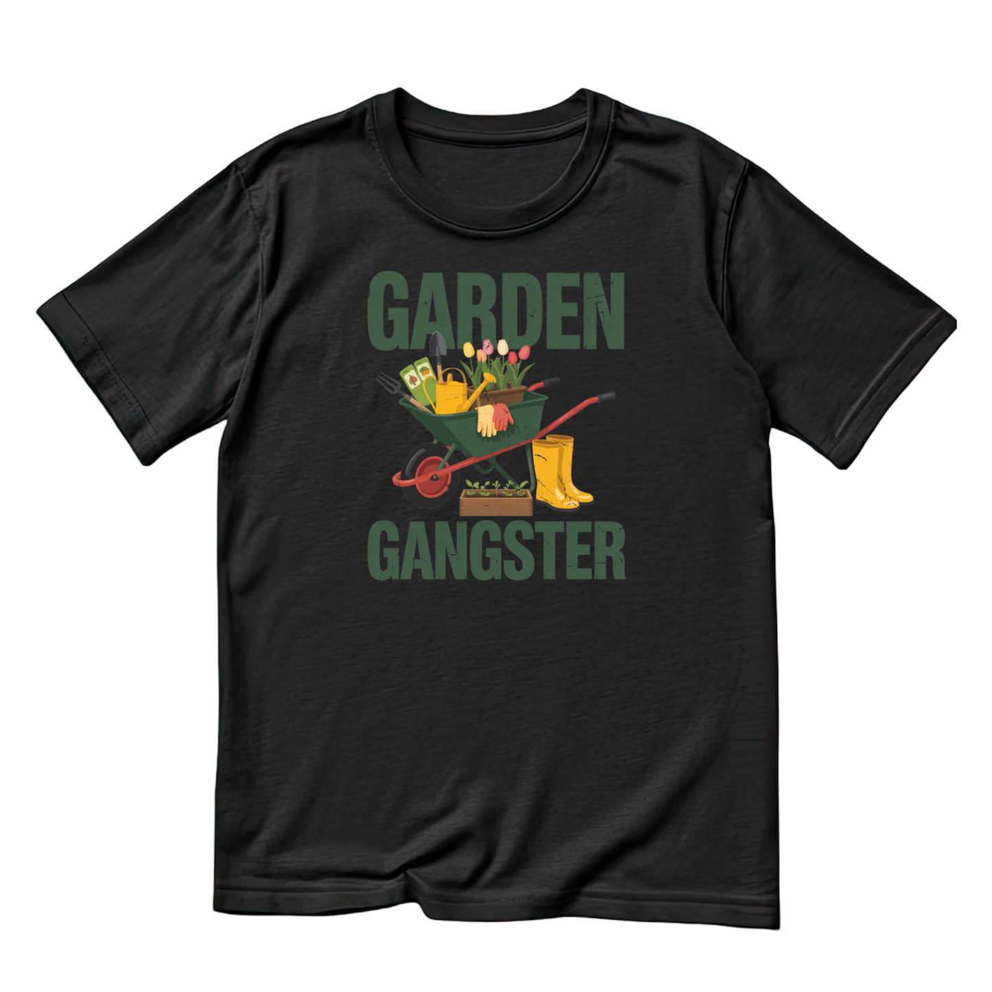 Garden Gangster T-Shirt | Gardening Graphic Tee | Printed Shirt | Nature Lover