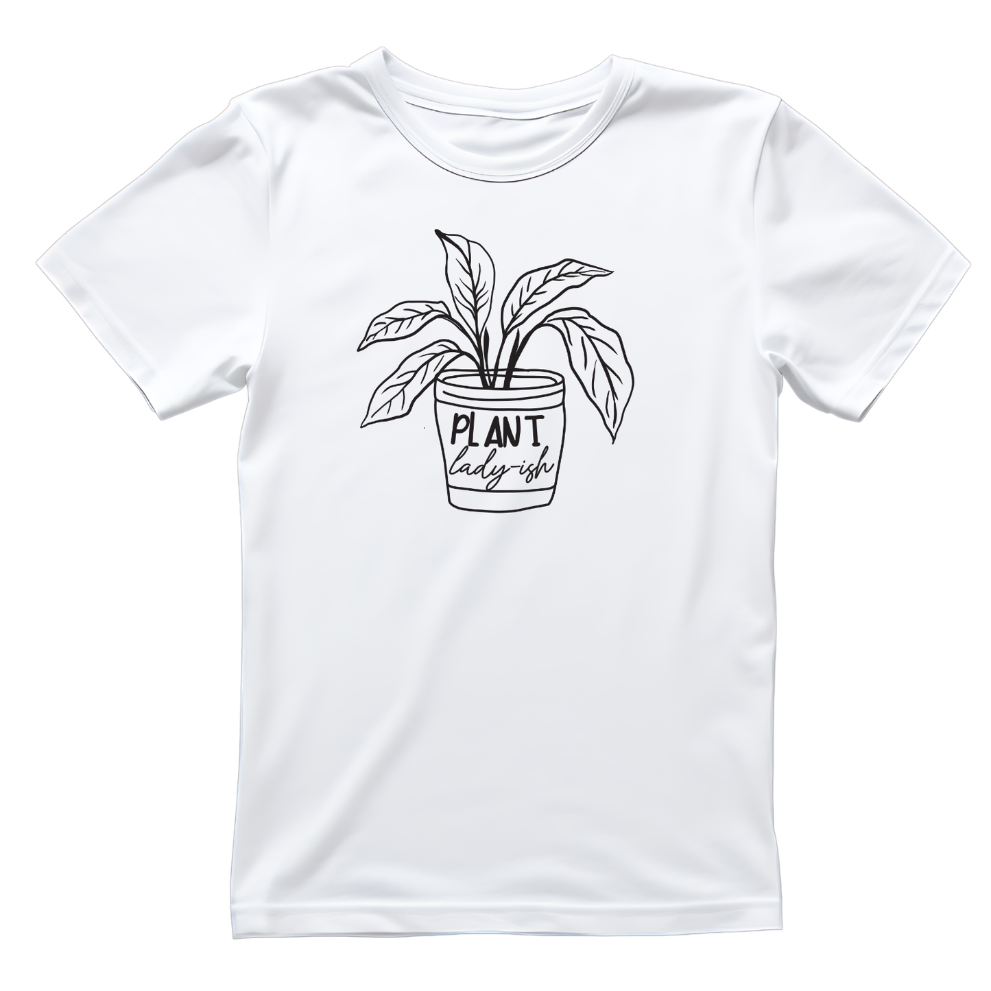 Plant Ladyish T-Shirt | Graphic Tee | Gardening Printed Shirt | Plants Nature Lover |