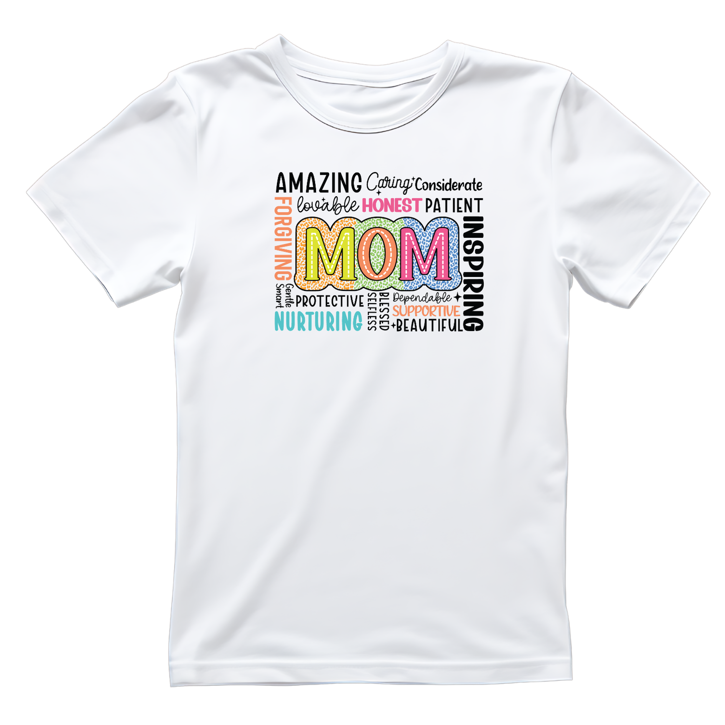 Mom Amazing Caring Honest … T-shirt | Mama Graphic Tee | Mommy Printed Shirt | Mother’s Day | Birthday