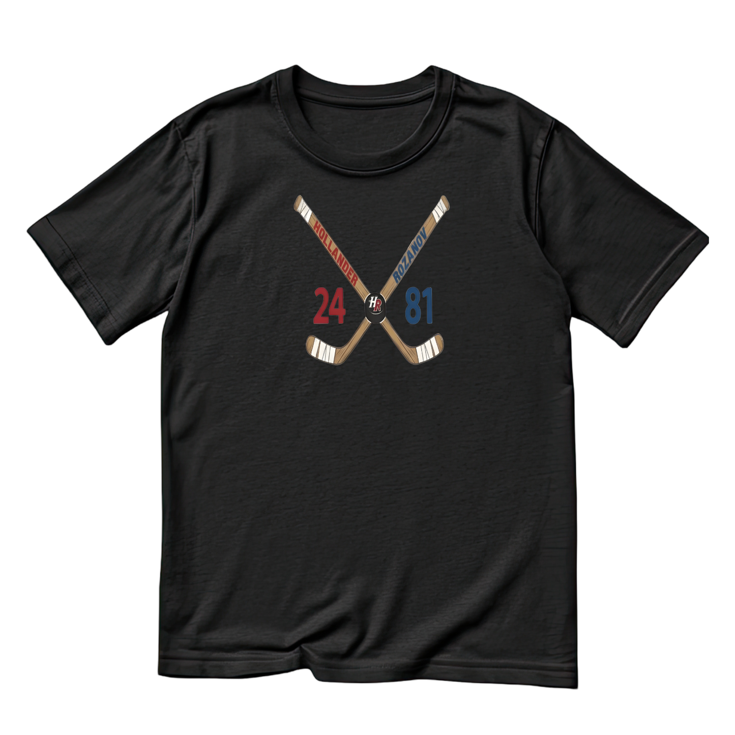 Heated Rivalry Hollander & Rozanov Hockey Sticks T-shirt | Hockey Graphic Tee | Printed Shirt |