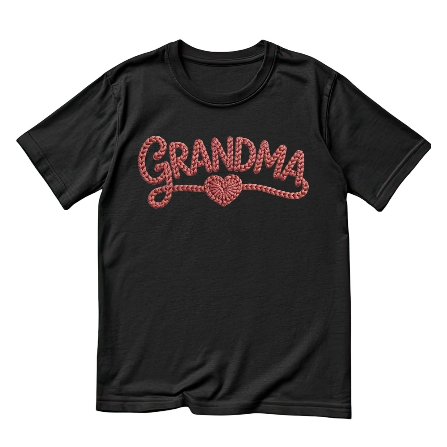 Grandma Knit-look Design T-Shirt | Graphic Tee | Grams Shirt