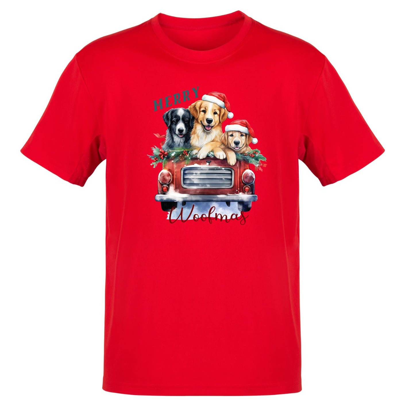 MERRY WOOFMAS DOG CHRISTMAS T-SHIRT
