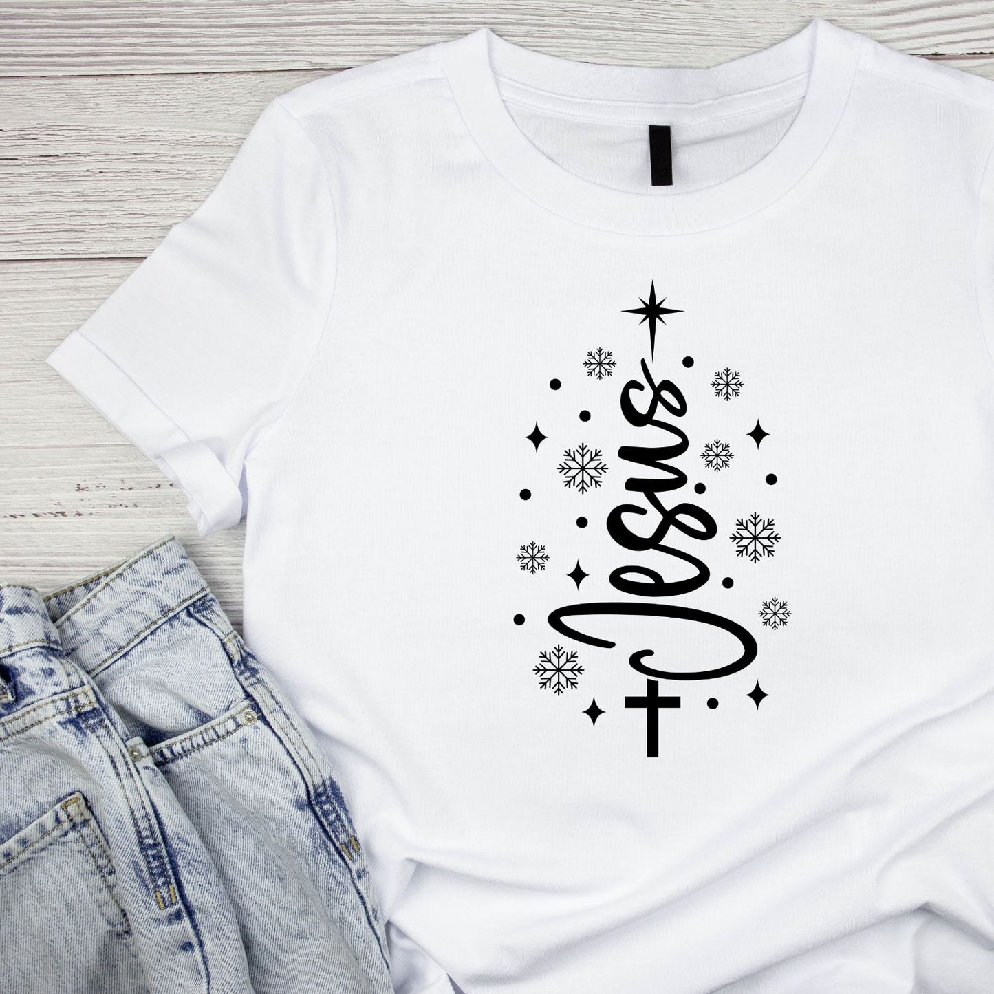 Jesus Christmas Tree T-shirt