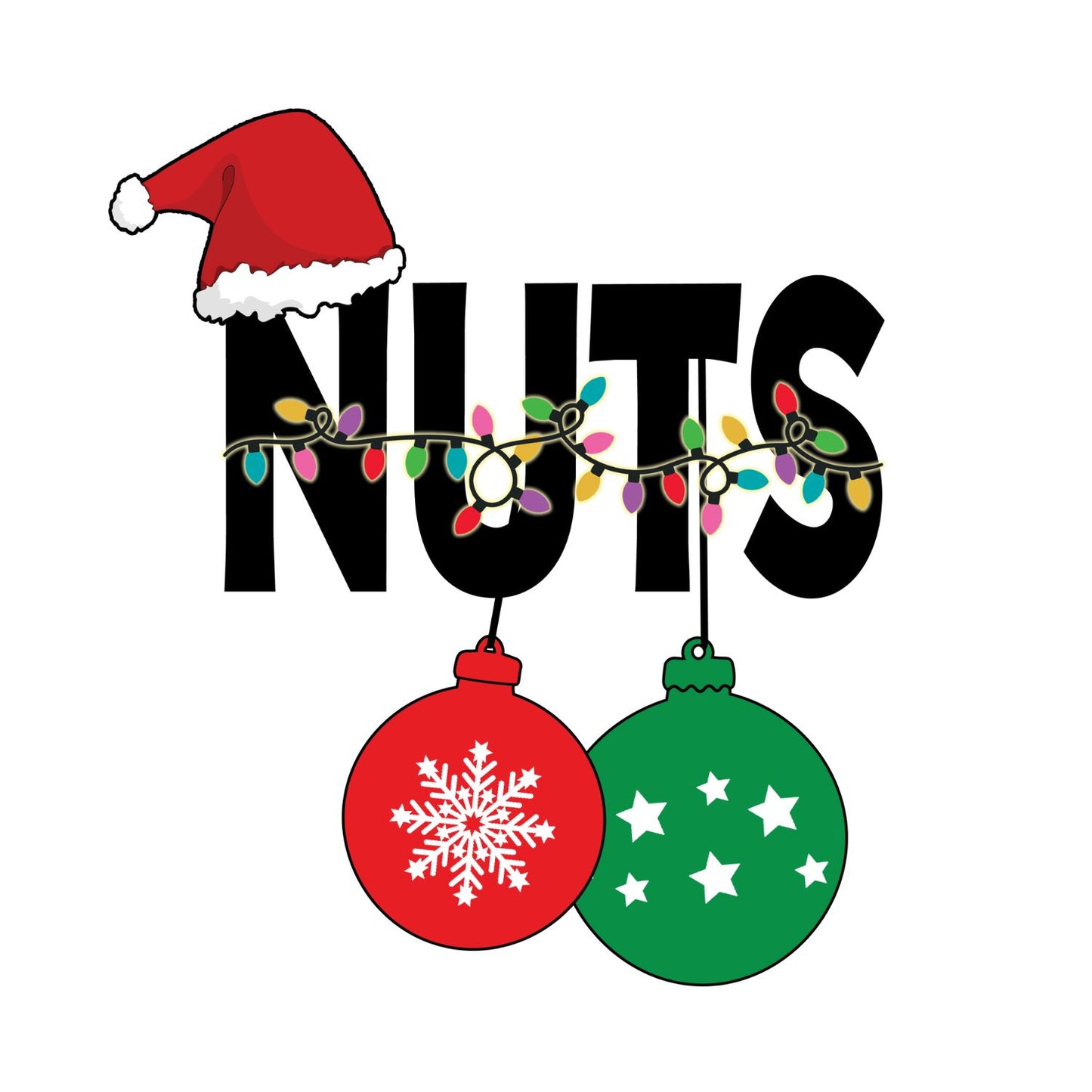Nuts Christmas T-shirt