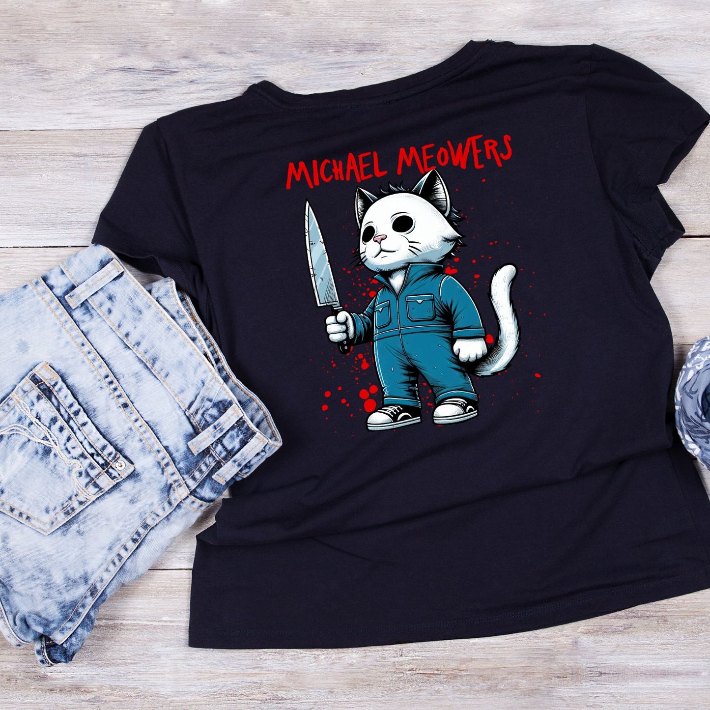 Michael Meowers Horror Cat T-shirt