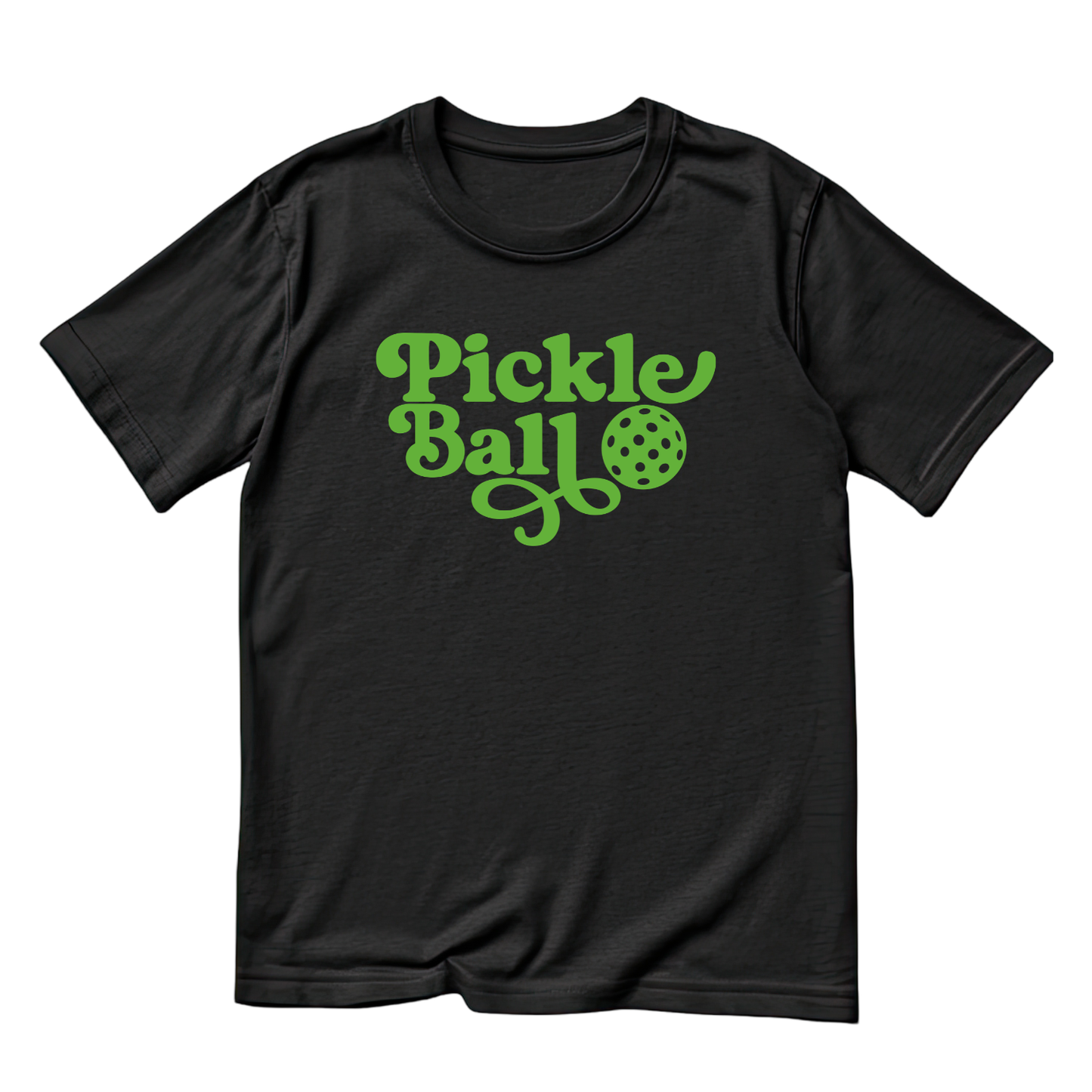Pickleball Script Font T-shirt | Graphic Tee | Sports Printed Shirt