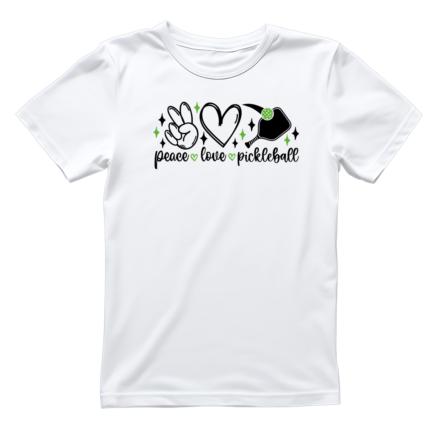 Peace Love Pickleball T-shirt | Graphic Tee | Printed Shirt