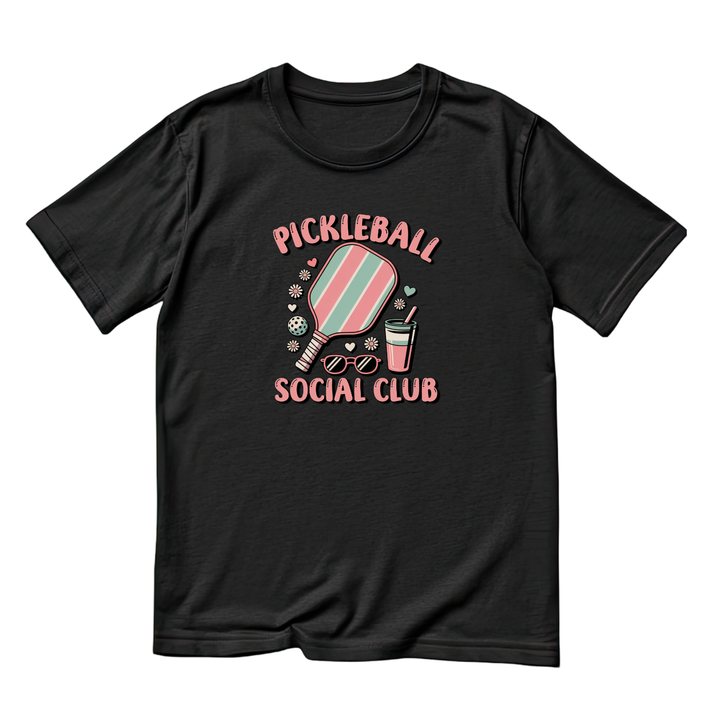 Pickleball Social Club T-shirt | Funny Graphic Tee | Sports Printed Shirt