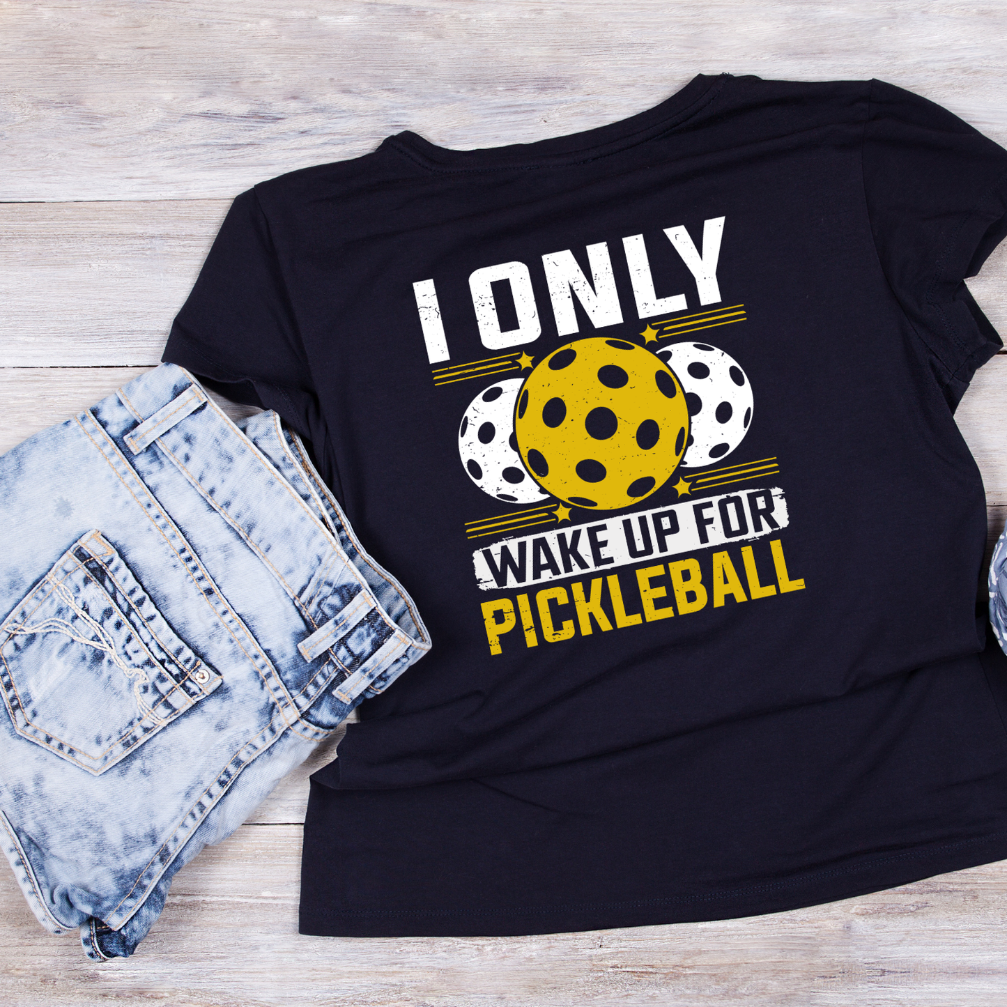 I Only Wake Up For Pickleball T-shirt | Funny Graphic Tee | Sports Printed Shirt