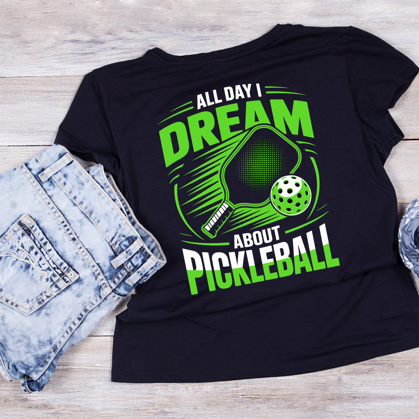 All I Dream About Pickleball T-shirt | Funny Graphic Tee | Sports Printed Shirt