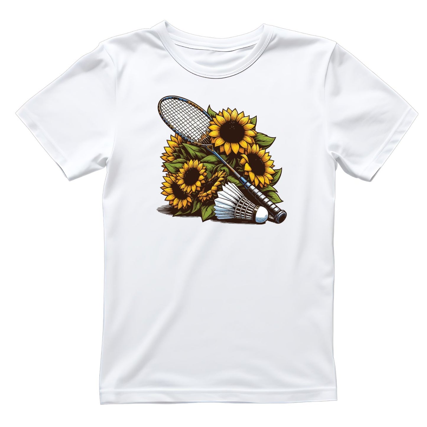 Badminton Sunflowers T-shirt