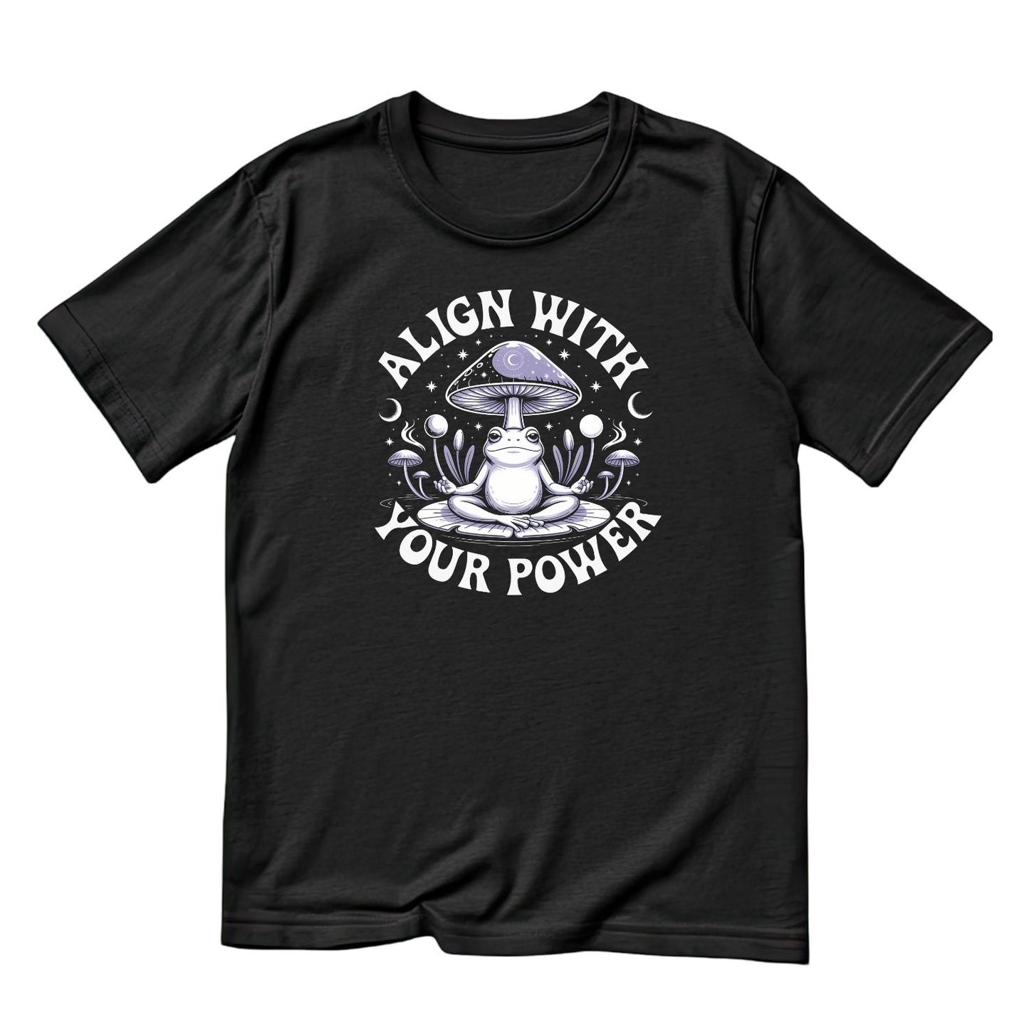 Align With Your Power Meditating Frog T-shirt