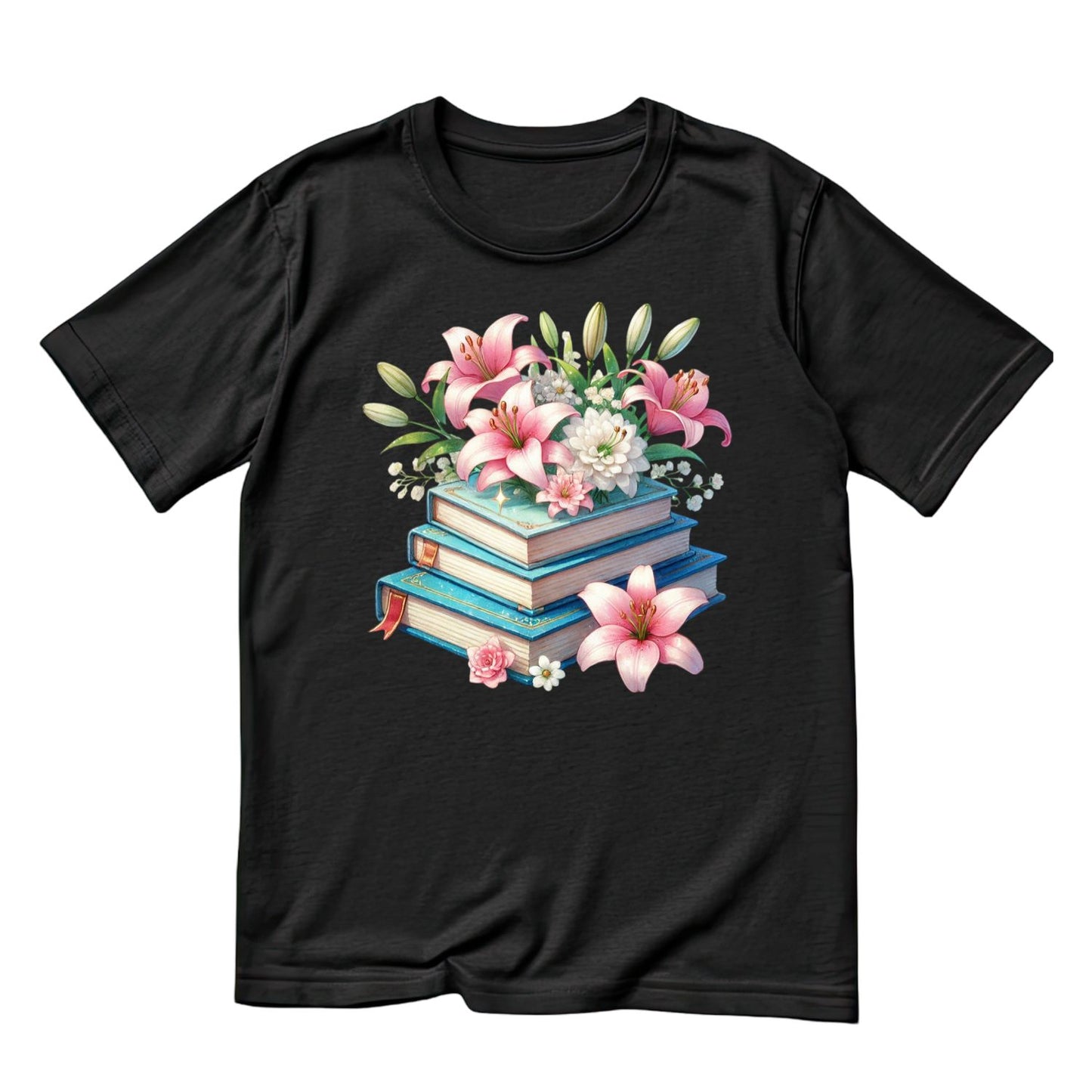Lily’s Stacked Vintage Books T-shirt