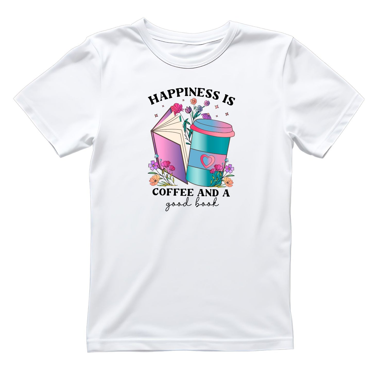 Happiness is Coffee And A Good Book T-shirt