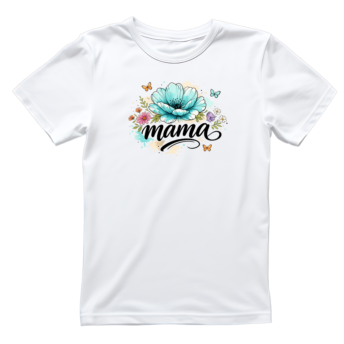 Mama Flower Watercolour T-shirt | Mama Graphic Tee | Mommy Printed Shirt | Mother’s Day | Birthday
