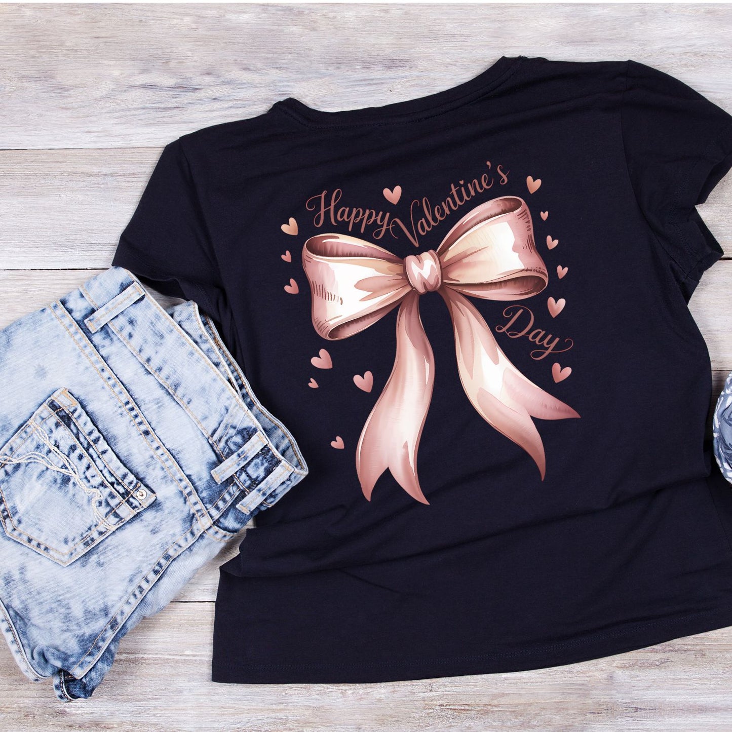 Bow Happy Valentine’s Day T-shirt