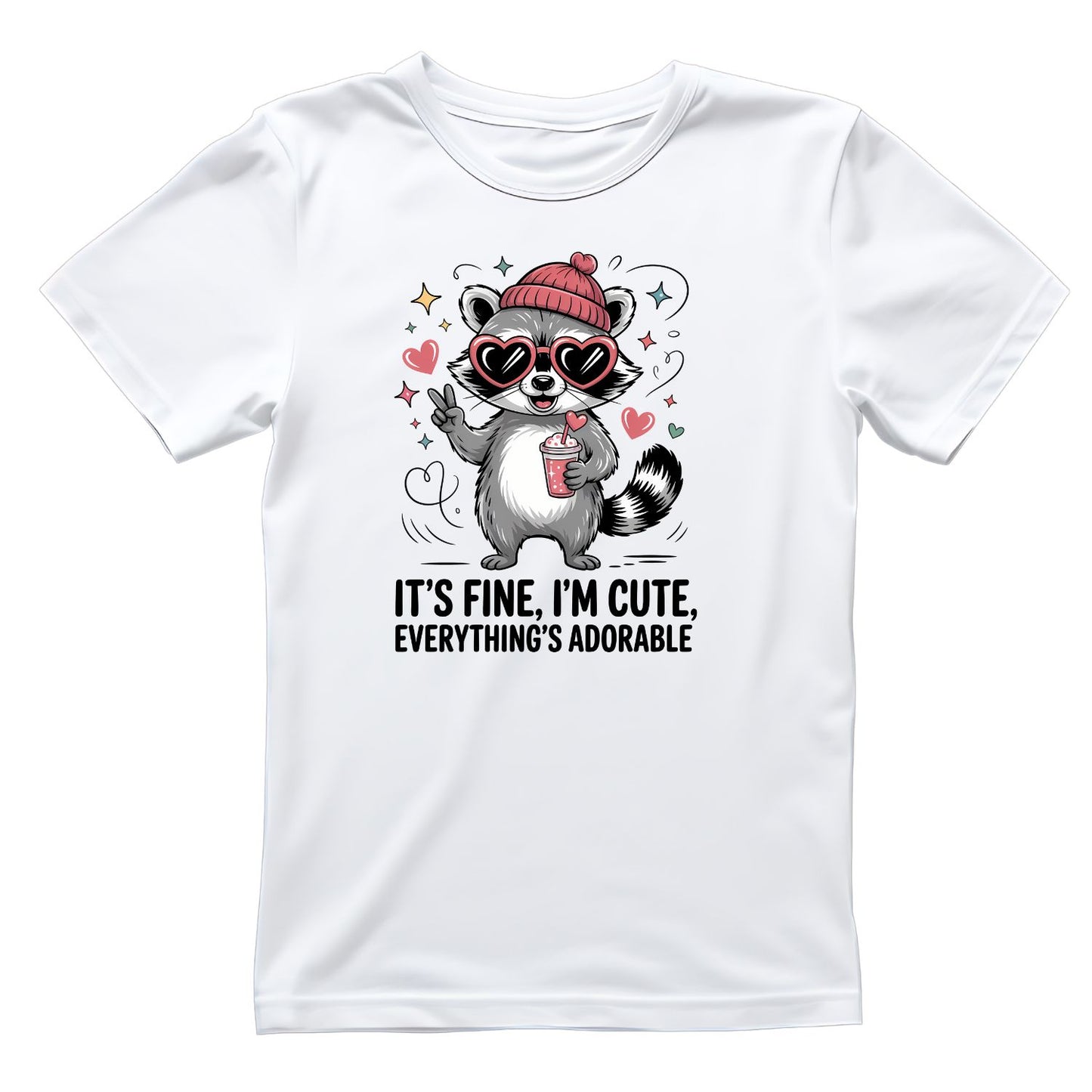 It’s Fine, I’m Fine, Everything’s Adorable Valentine’s Day T-shirt