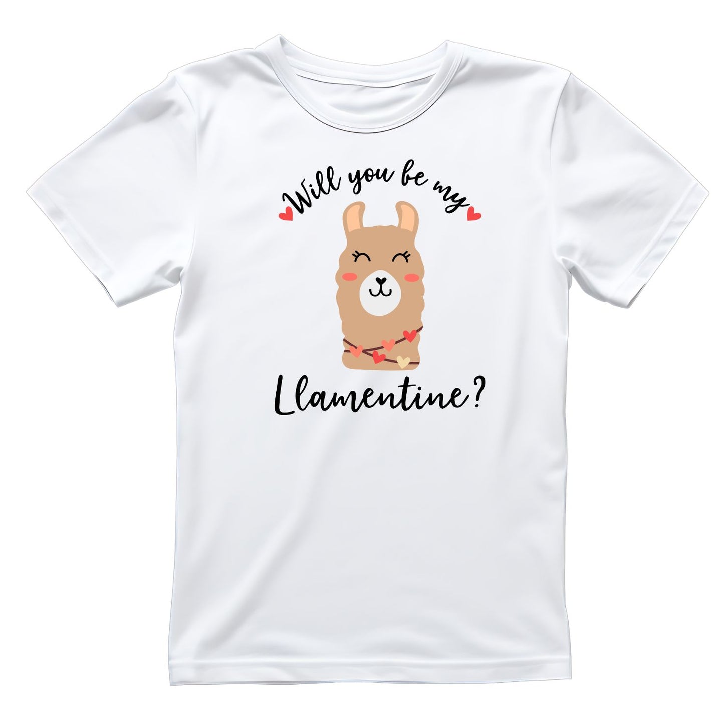 Will You Be My Lamentine? | Valentine’s Day T-shirt | Llama