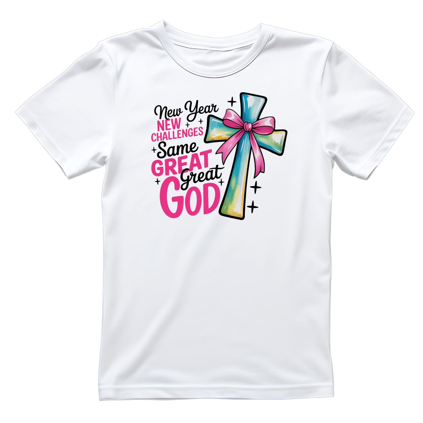 New Year New Challenges Same Great Great God T-Shirt |New Years Eve | New Years Day