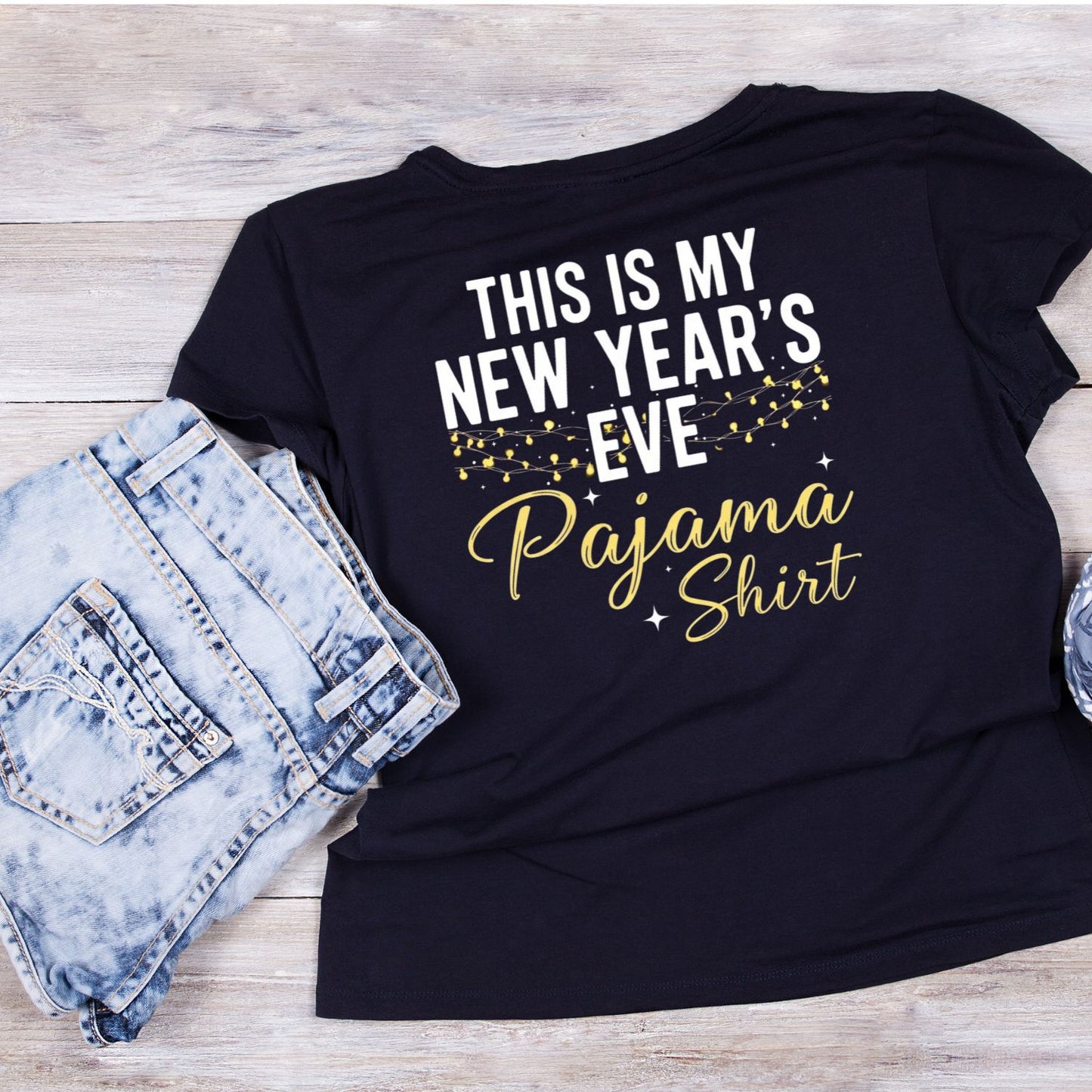This Is My New Year’s Eve Pajama Shirt T-shirt | New Years Eve | New Years Day | Families Tees | Couples Tee