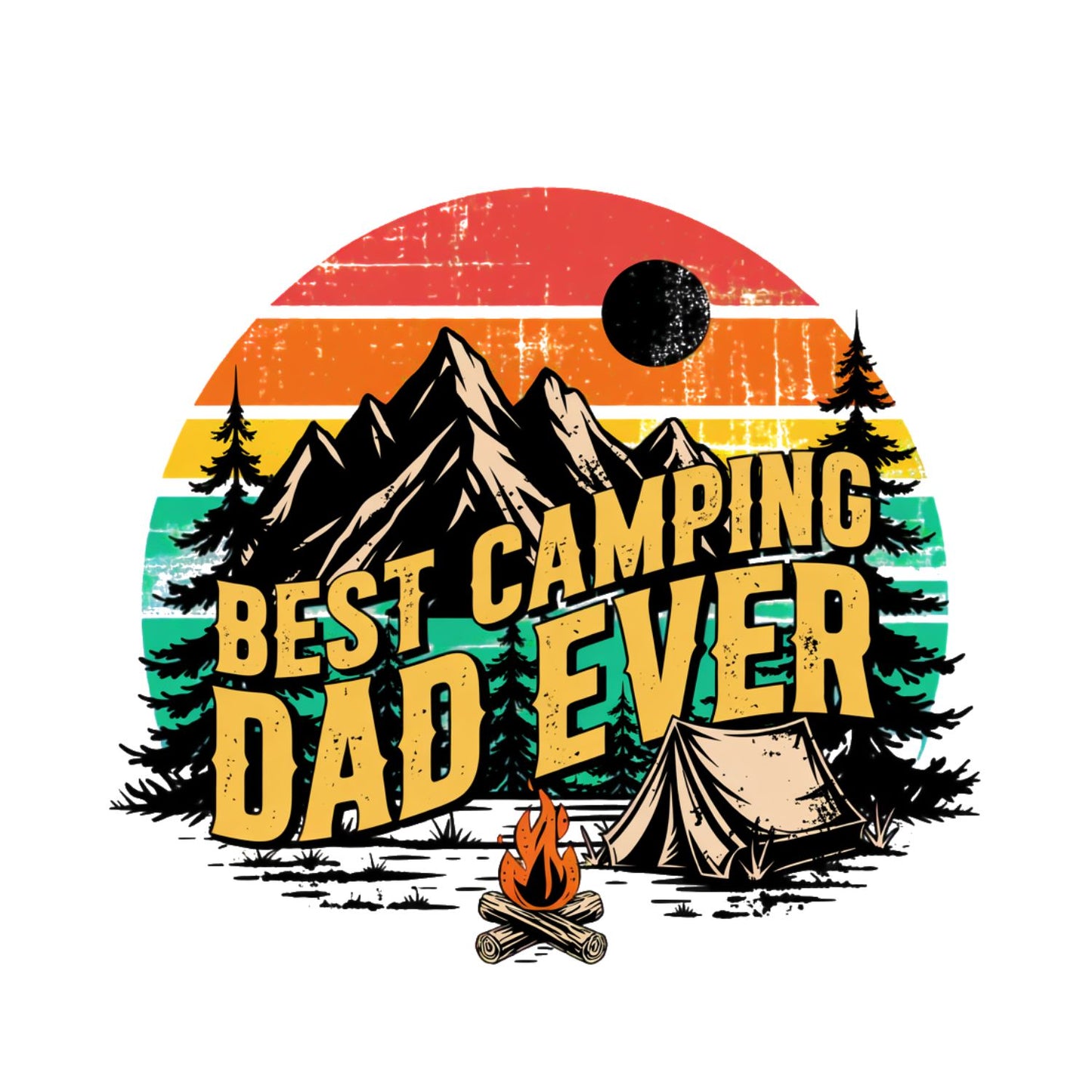 Best Camping Dad Ever T-Shirt | Graphic Tee | Father’s Day Shirt | Birthday