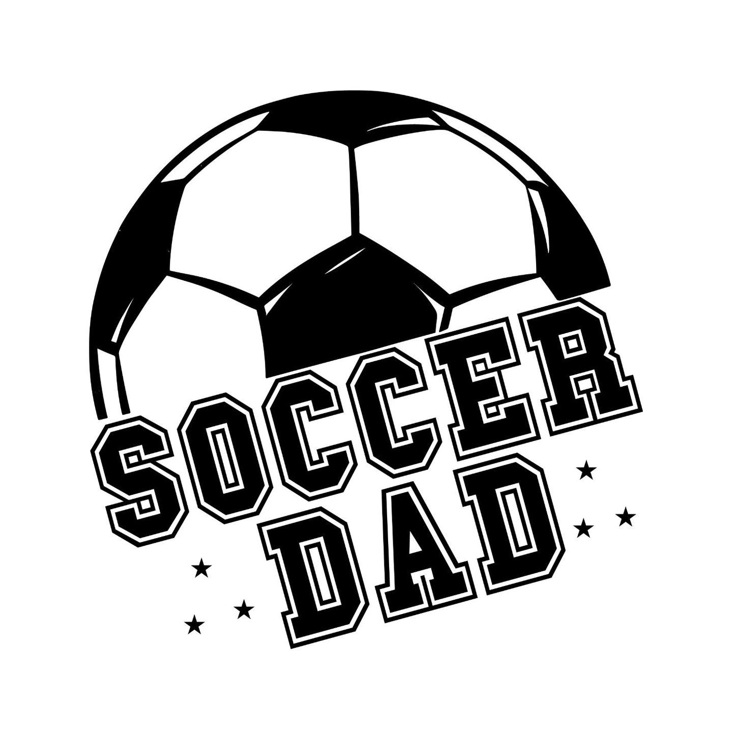 Soccer Ball Dad T-shirt | Sports Graphic Tee | Printed Shirt | Father’s Day | Birthday