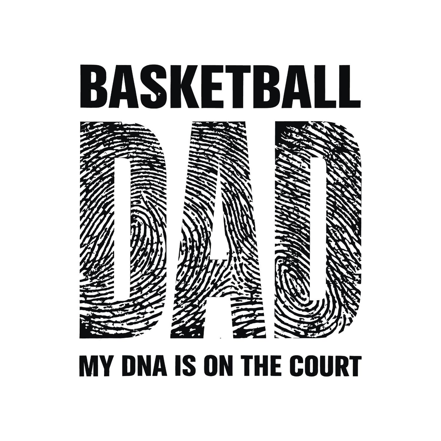 Basketball Dad My DNA Is On The Court T-shirt | Sports Graphic Tee | Printed Shirt | Father’s Day | Birthday
