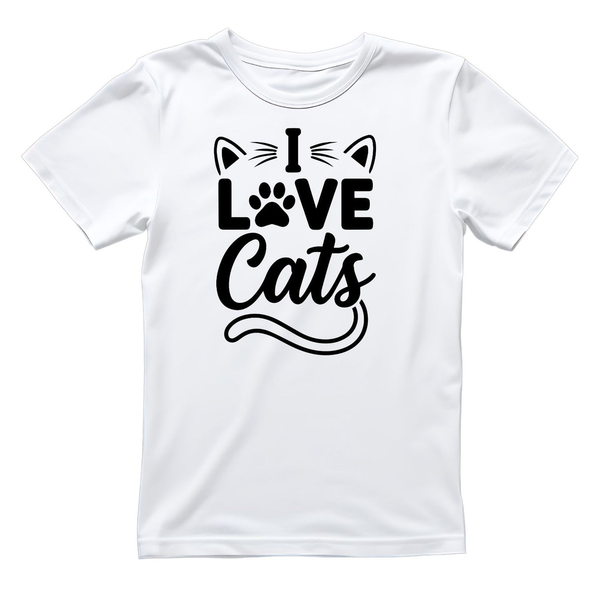 I Love Cats T-Shirt| Cat Kitty Kitten |
