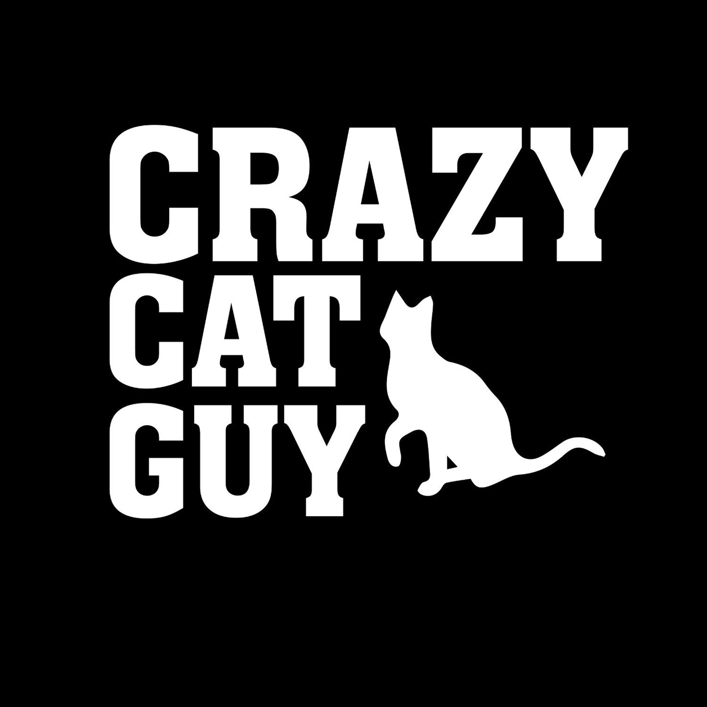 Crazy Cat Guy T-Shirt| Kitty Kitten | Birthday Gift | Father’s Day Gift