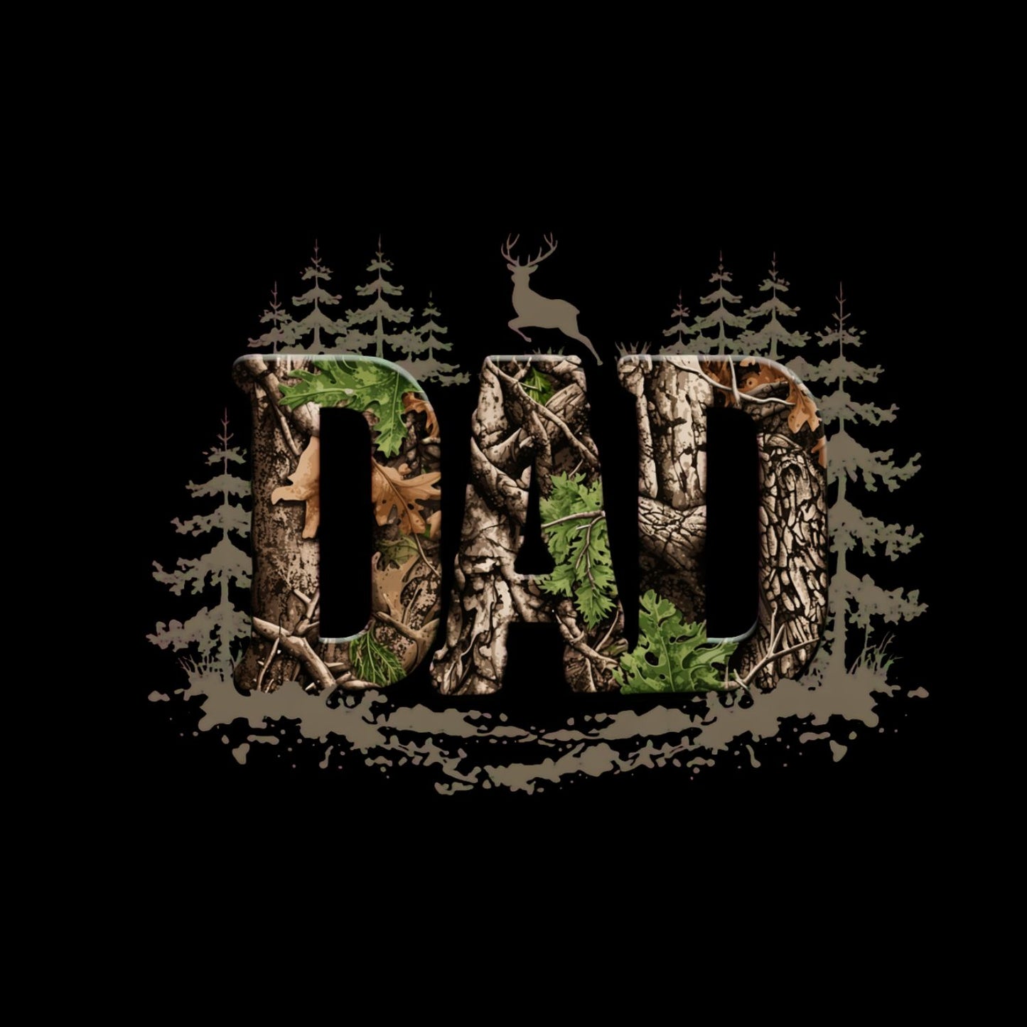 Dad Outdoor Hunting Deer T-Shirt | Graphic Tee | Father’s Day Shirt | Birthday