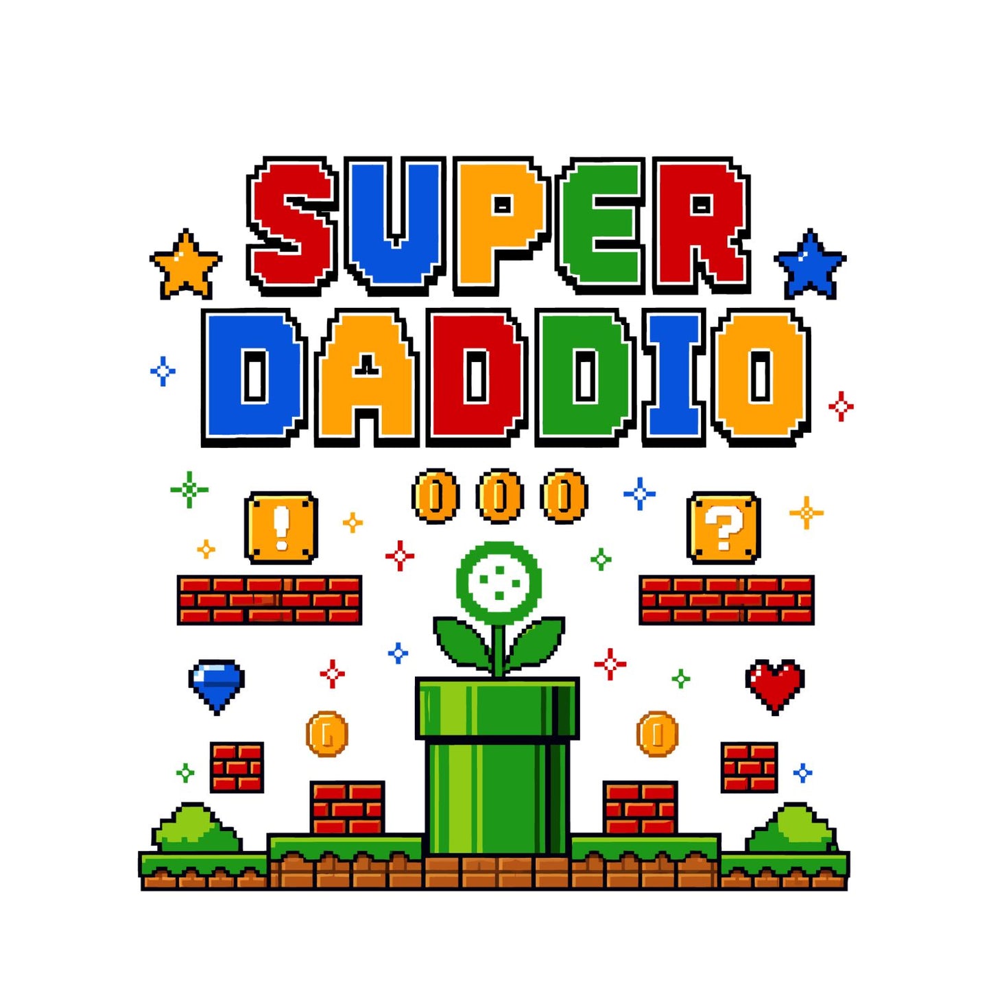 Super Daddio Game Inspired T-Shirt | Superhero Graphic Tee | Father’s Day Shirt | Birthday