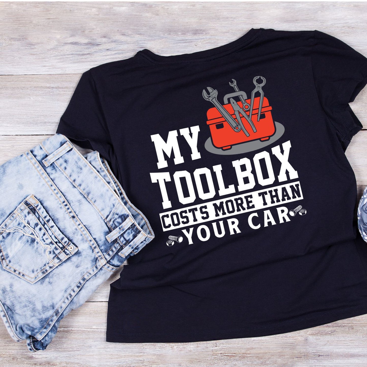 My Toolbox Costs More Than Your Car T-Shirt | Mechanic Graphic Tee | Men’s Shirt