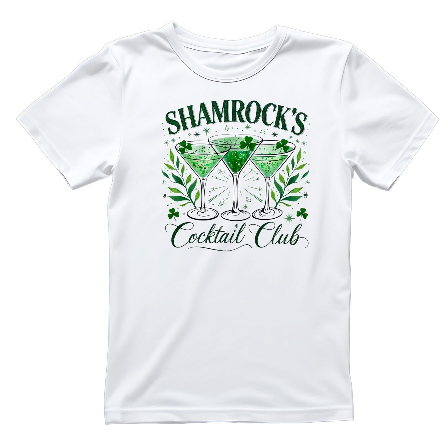 Shamrock’s Cocktail Club T-shirt | St. Patrick’s Day | Drinks | Girls Night out