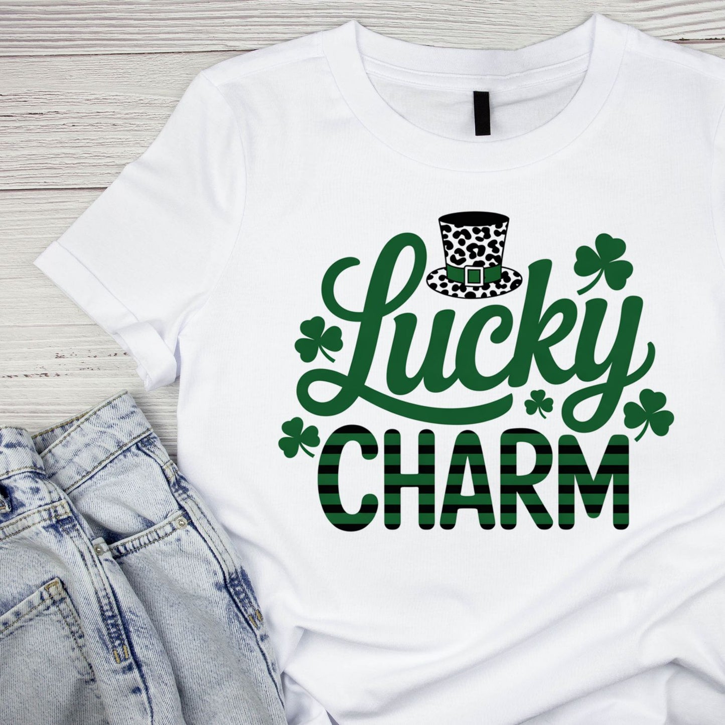 Lucky Charm Shamrock T-shirt | St. Patrick’s Day |