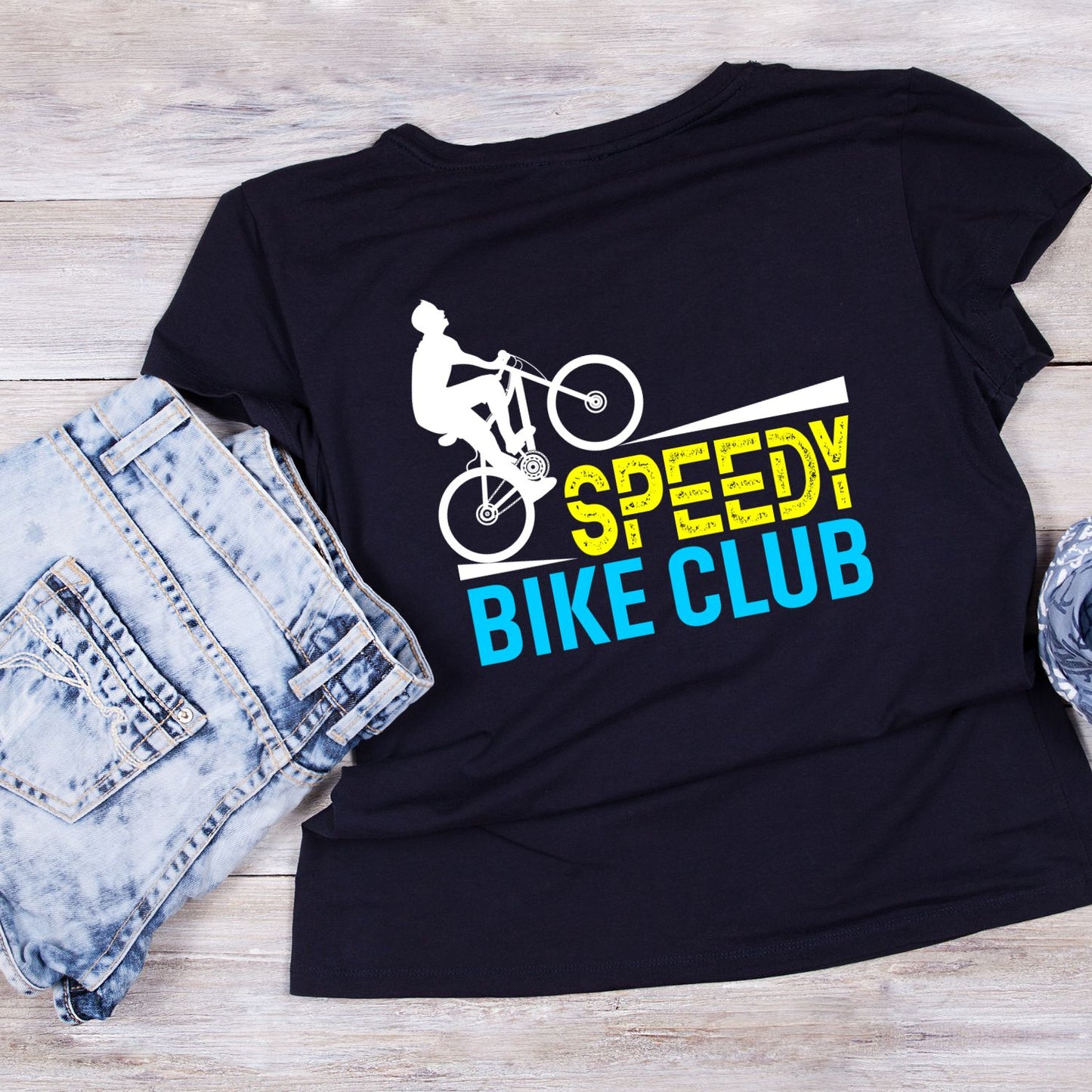 Speedy Bike Club T-Shirt | Sports Graphic Tee | Bicycle Shirt