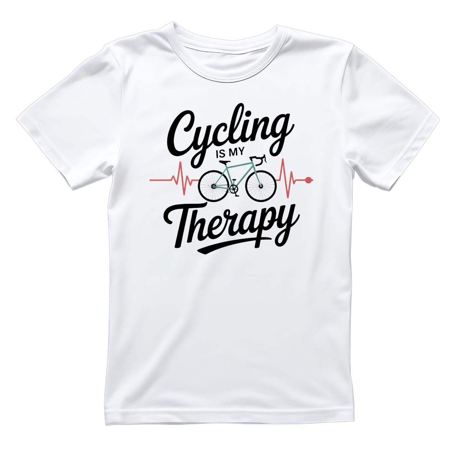 Cycling is my Therapy T-Shirt | Cycling Graphic Tee | Bicycle Shirt