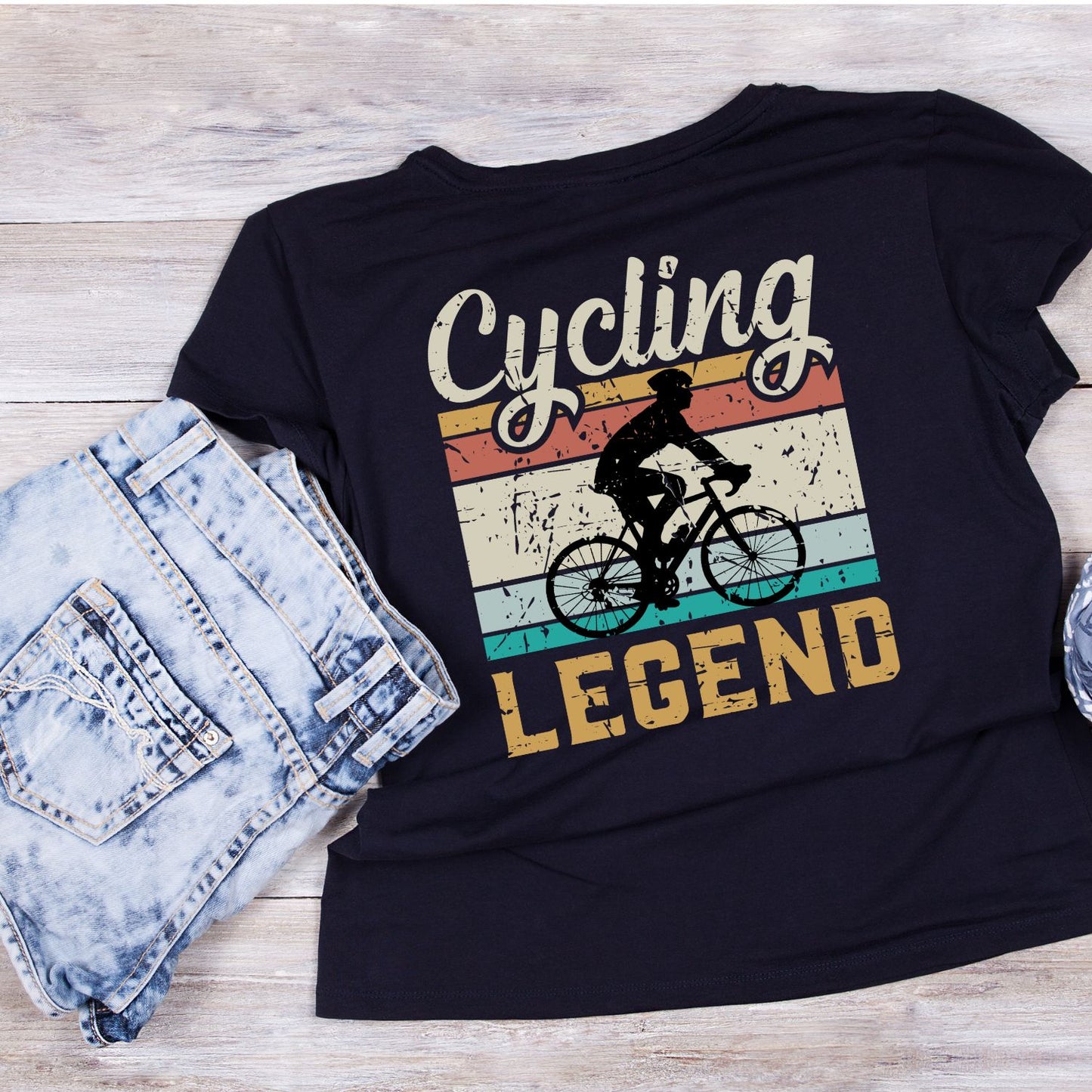 Cycling Legend T-Shirt | Bicycle Graphic Tee | Cycle Shirt