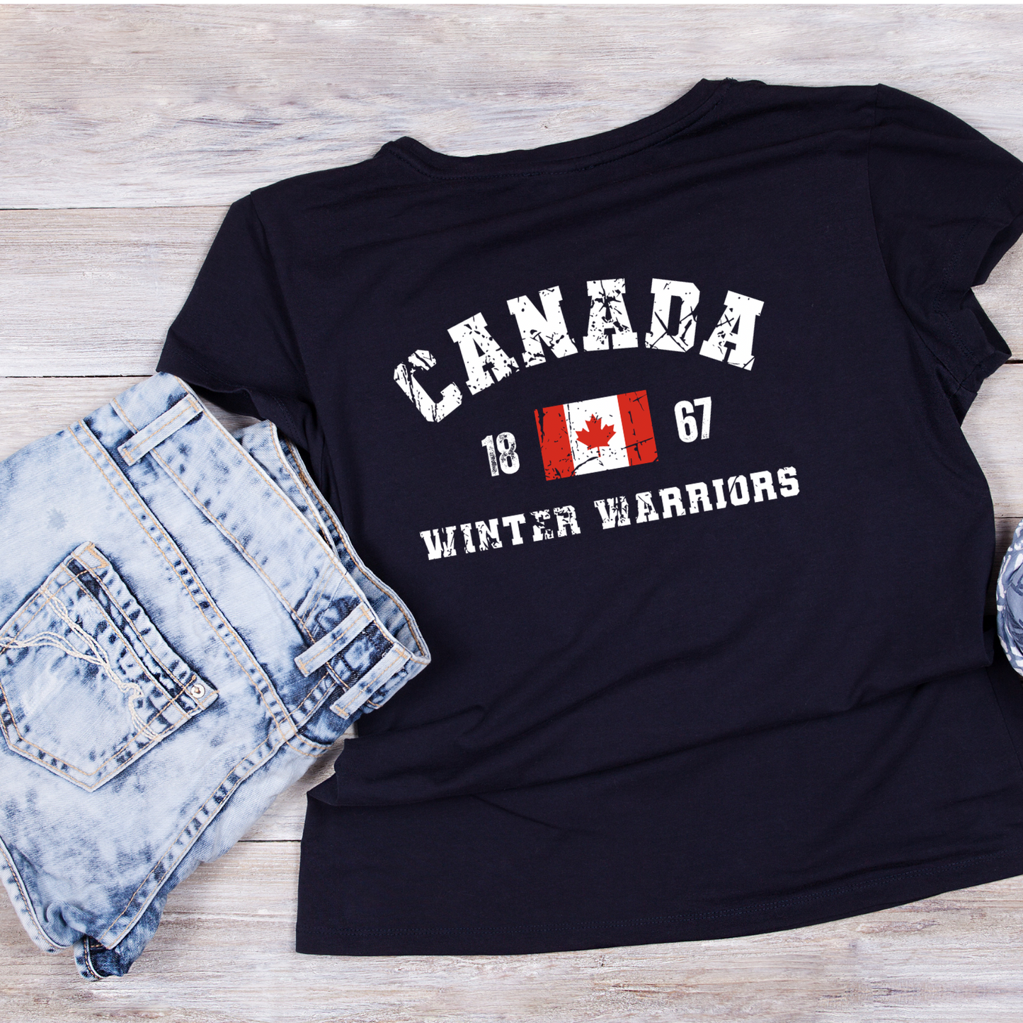Canada 1867 Winter Warriors T-Shirt | July 1st Graphic Tee | Canada Day Shirt (Copy)