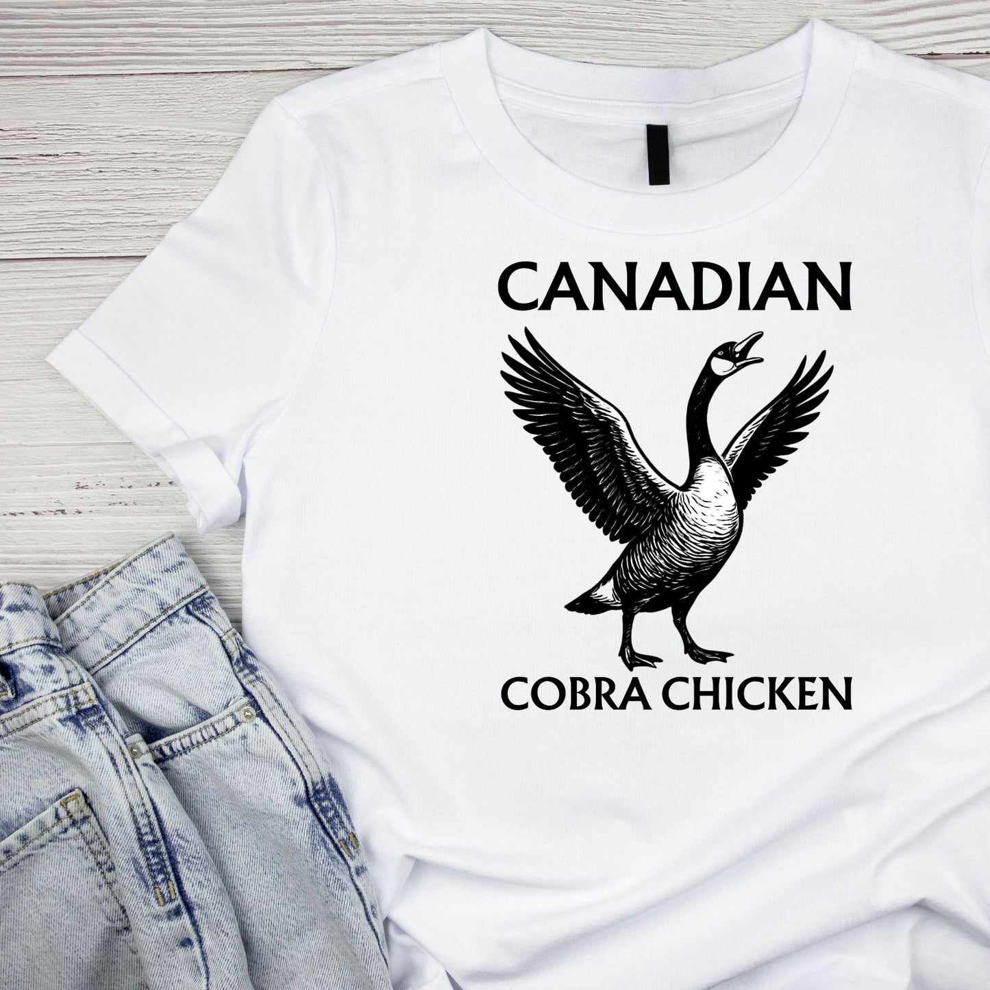 Canadian Cobra Chicken T-Shirt | July 1st Graphic Tee | Canada Day Shirt