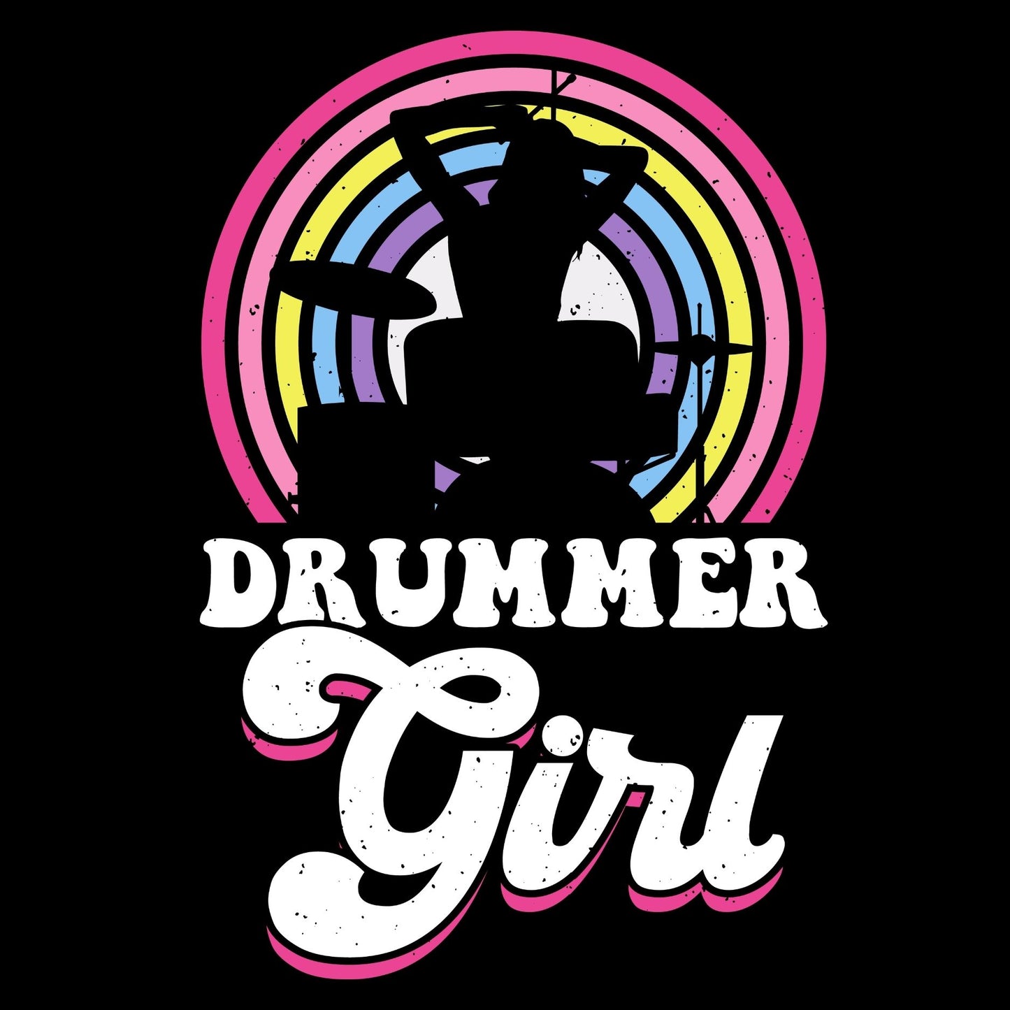 Drummer Girl T-Shirt | Gift | Drums | Music | Band | Graphic Tee