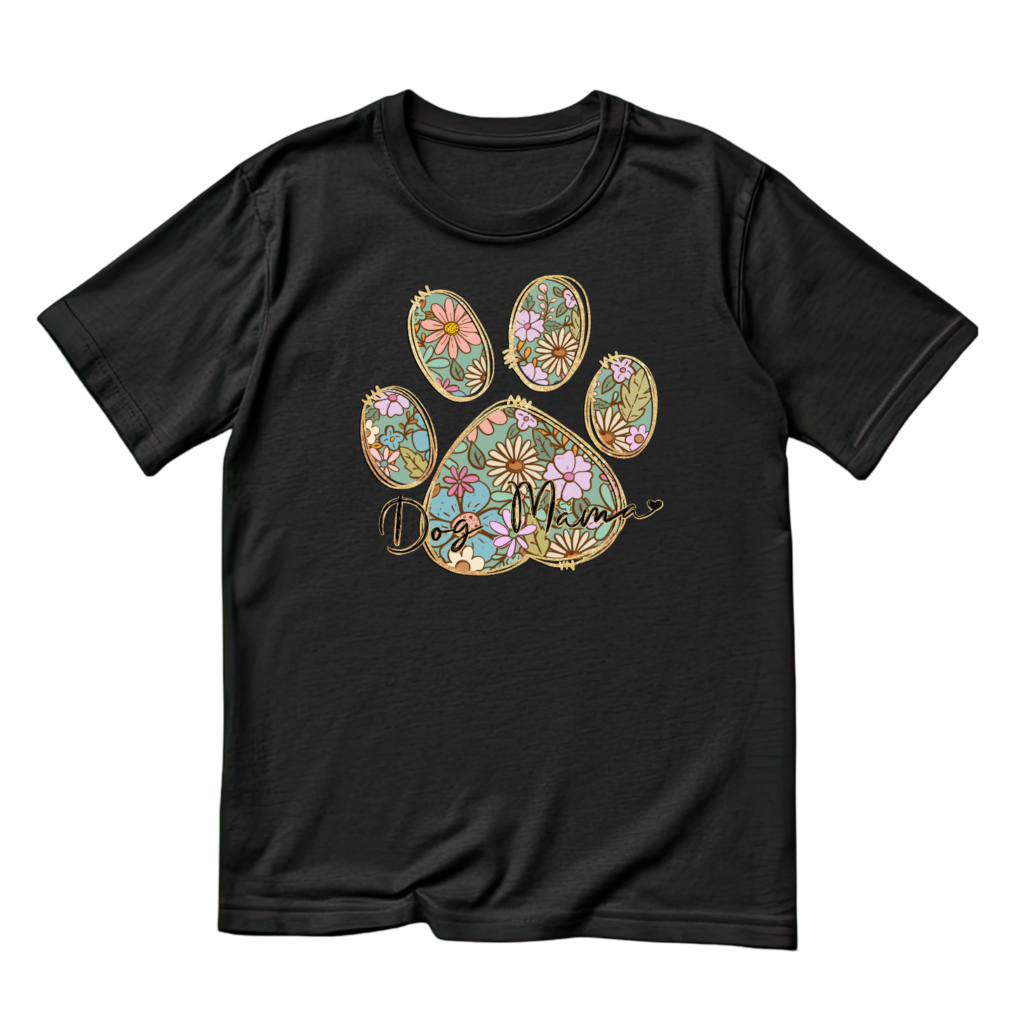 Boho Floral Dog Mom T-shirt | Graphic Tee | Printed Shirt | Animal Lover | Dogs Mama