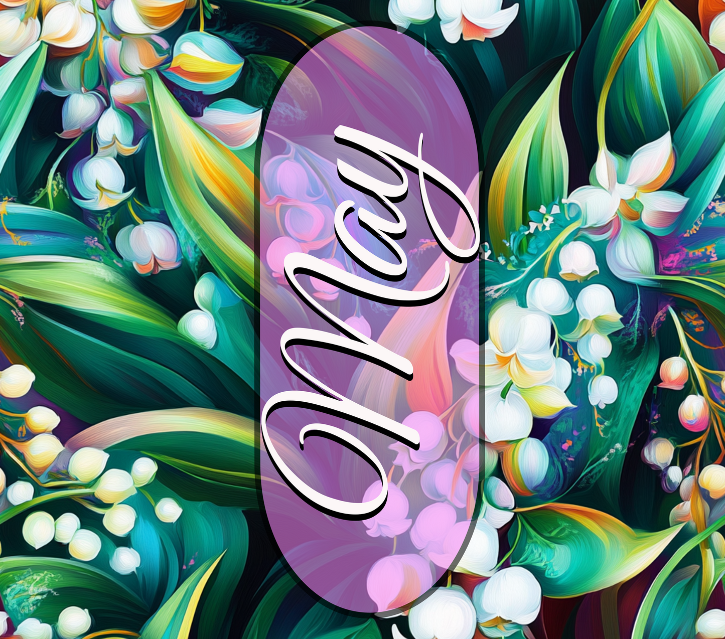 May Floral Hot/Cold Tumbler Lily of the Valley
