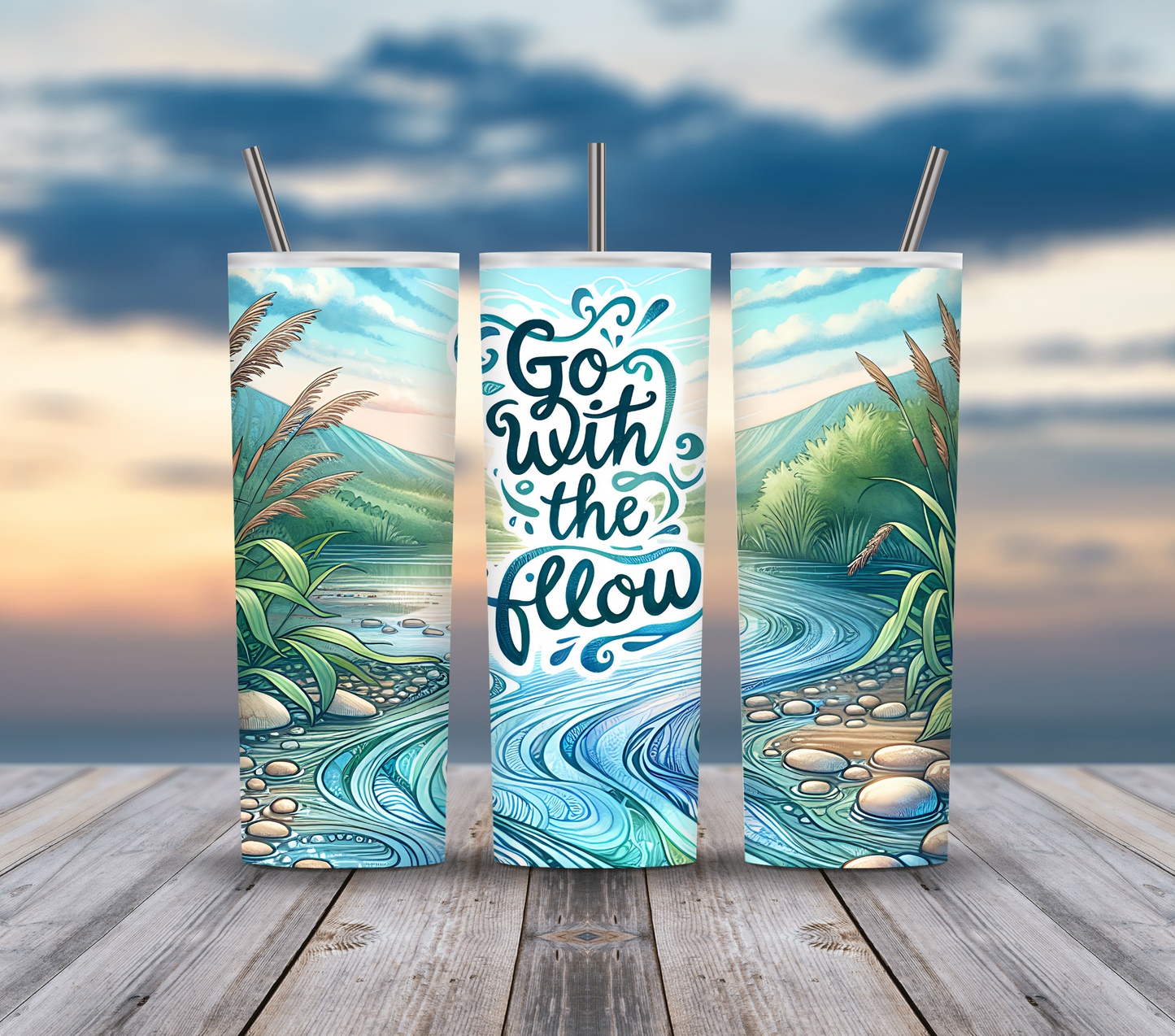 Go With The Flow Tumbler